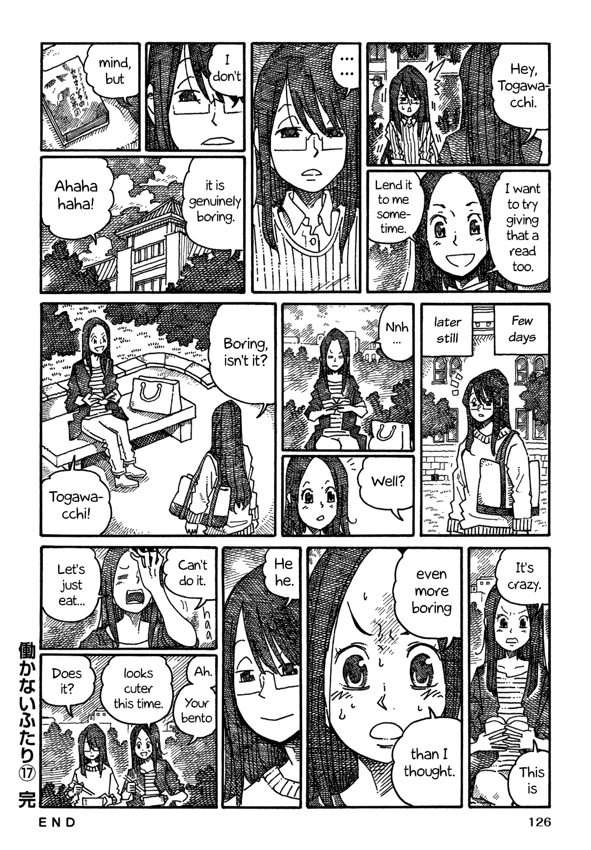 Hatarakanai Futari (The Jobless Siblings) Chapter 1085.2 page 8 - Chapter 1085.2: Inamori-san, Togawa-san & Dostoevsky