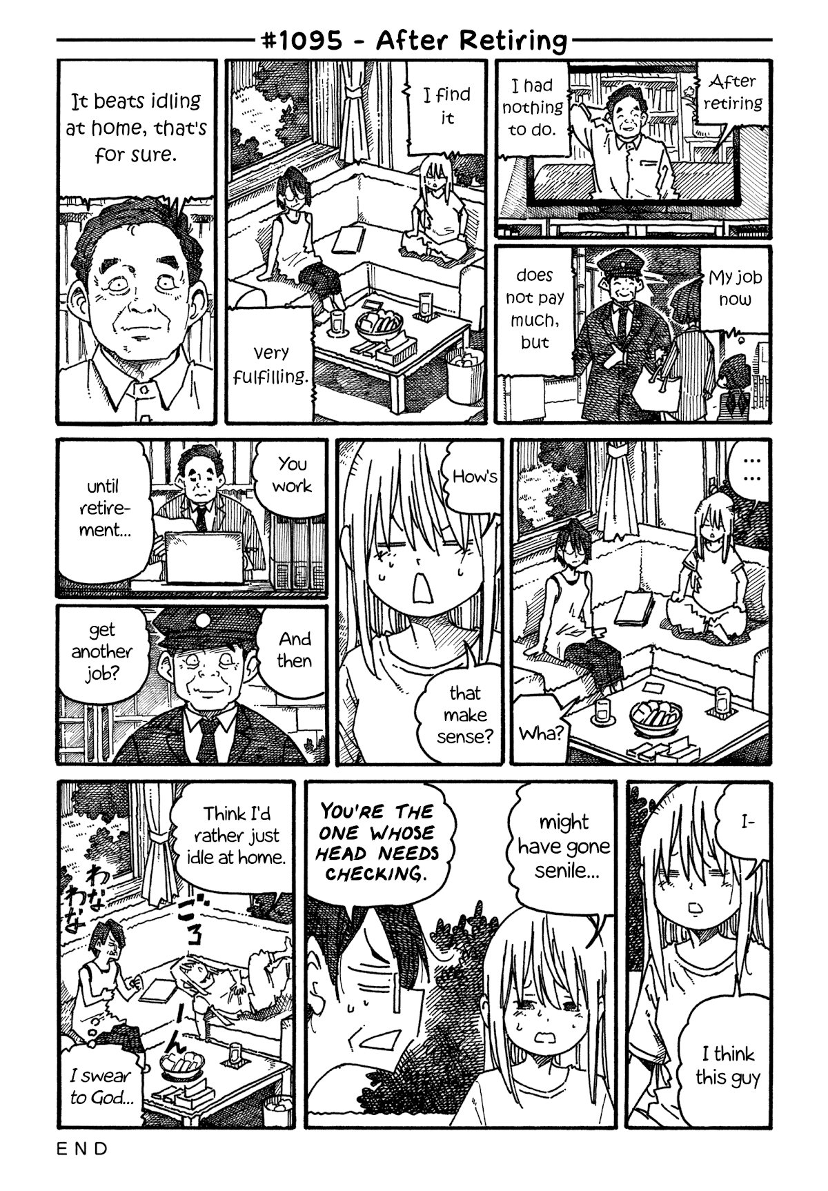 Hatarakanai Futari (The Jobless Siblings) Chapter 1095 page 1 - Chapter 1095: After Retiring