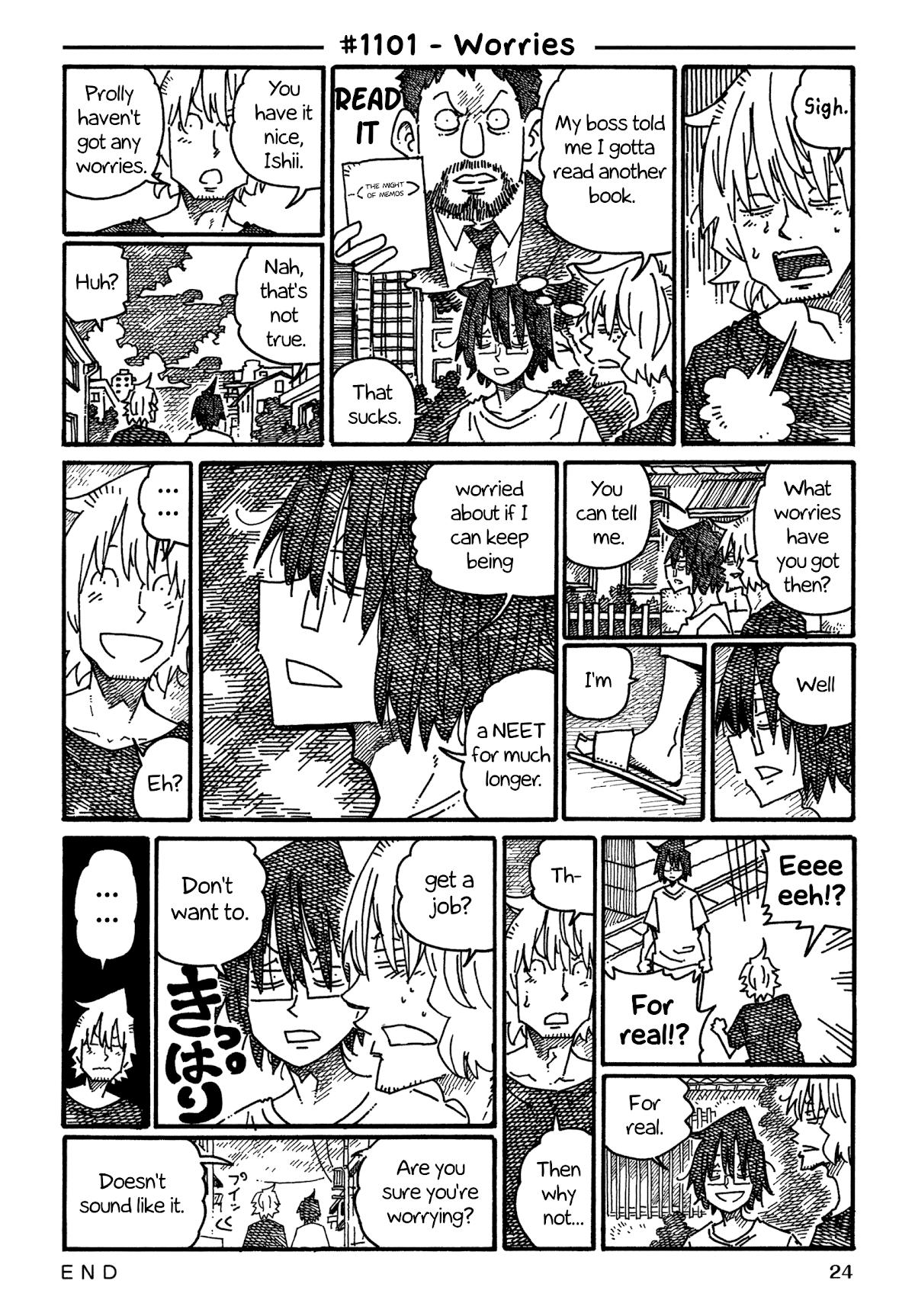 Hatarakanai Futari (The Jobless Siblings) Chapter 1101 page 1 - Chapter 1101: Worries