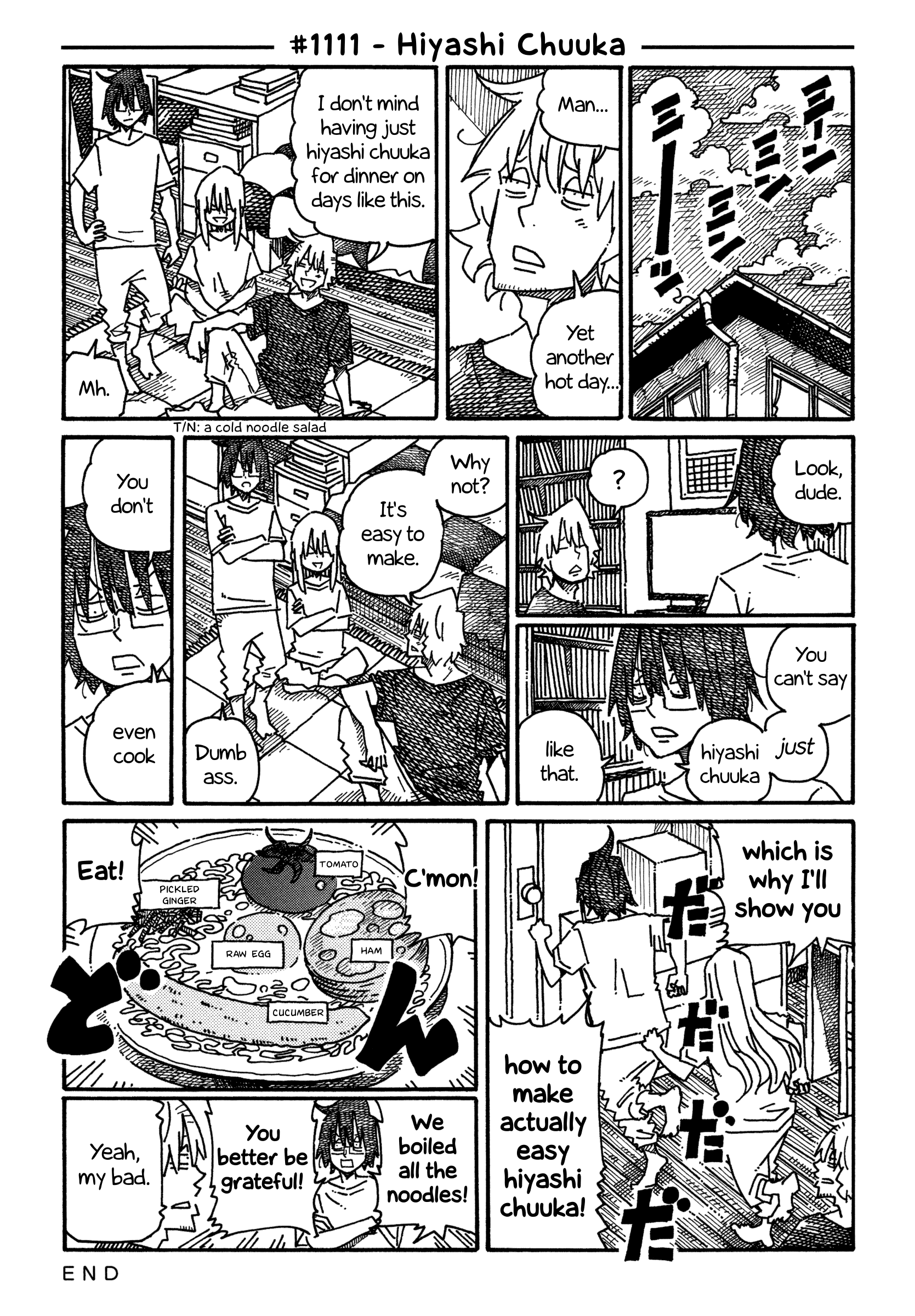 Hatarakanai Futari (The Jobless Siblings) Chapter 1111 page 1 - Chapter 1111: Hiyashi Chuuka