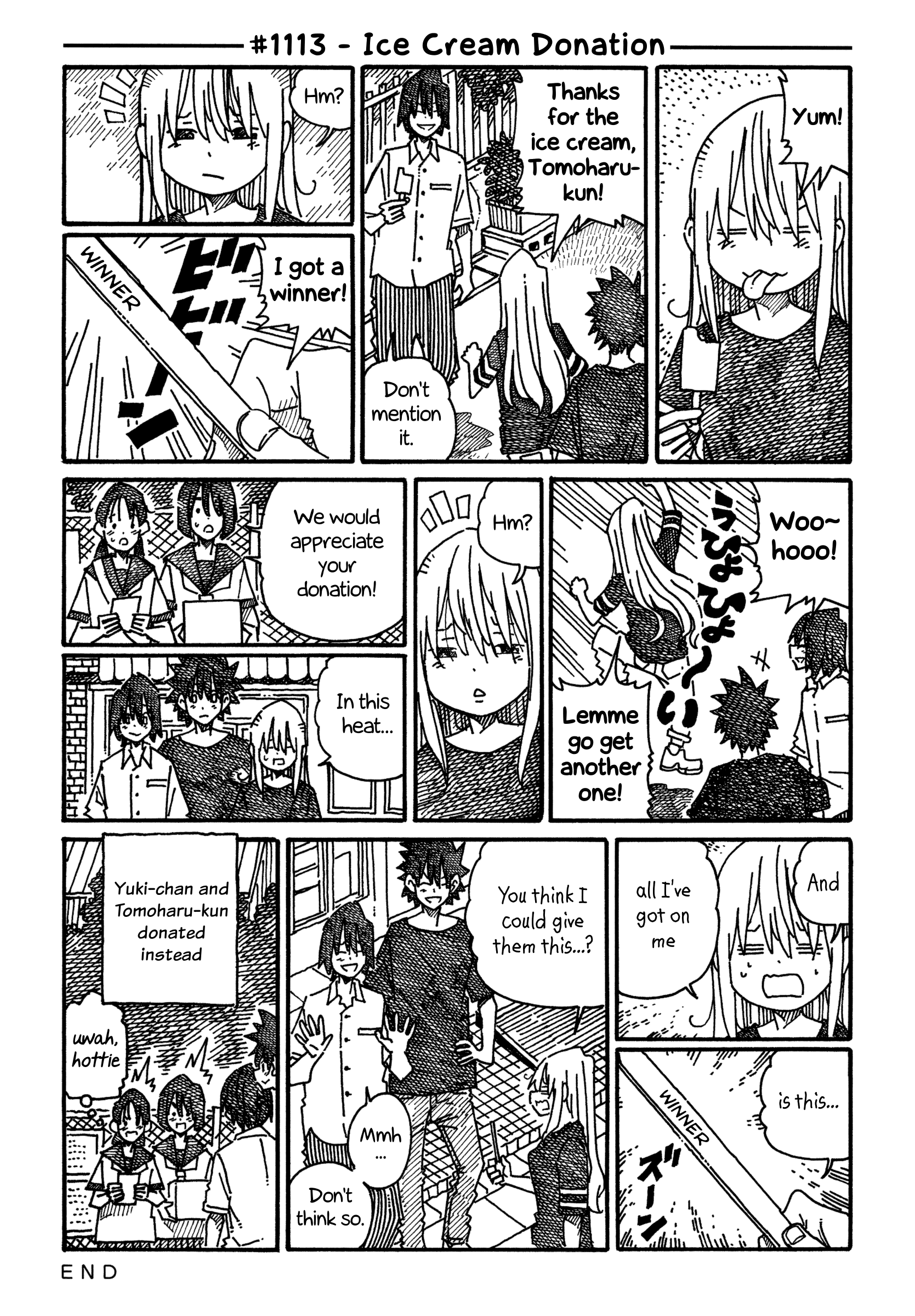 Hatarakanai Futari (The Jobless Siblings) Chapter 1113 page 1 - Chapter 1113: Ice Cream Donation