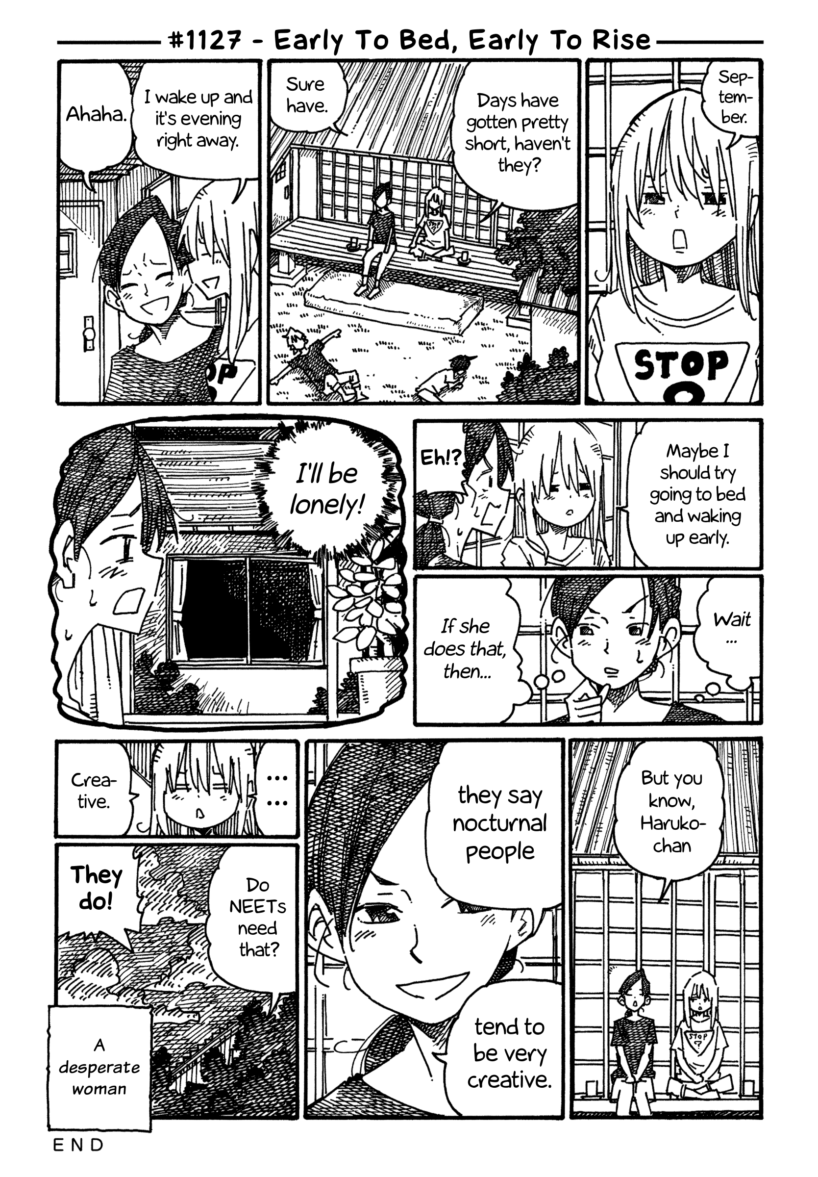 Hatarakanai Futari (The Jobless Siblings) Chapter 1127 page 1 - Chapter 1127: Early to Bed, Early to Rise