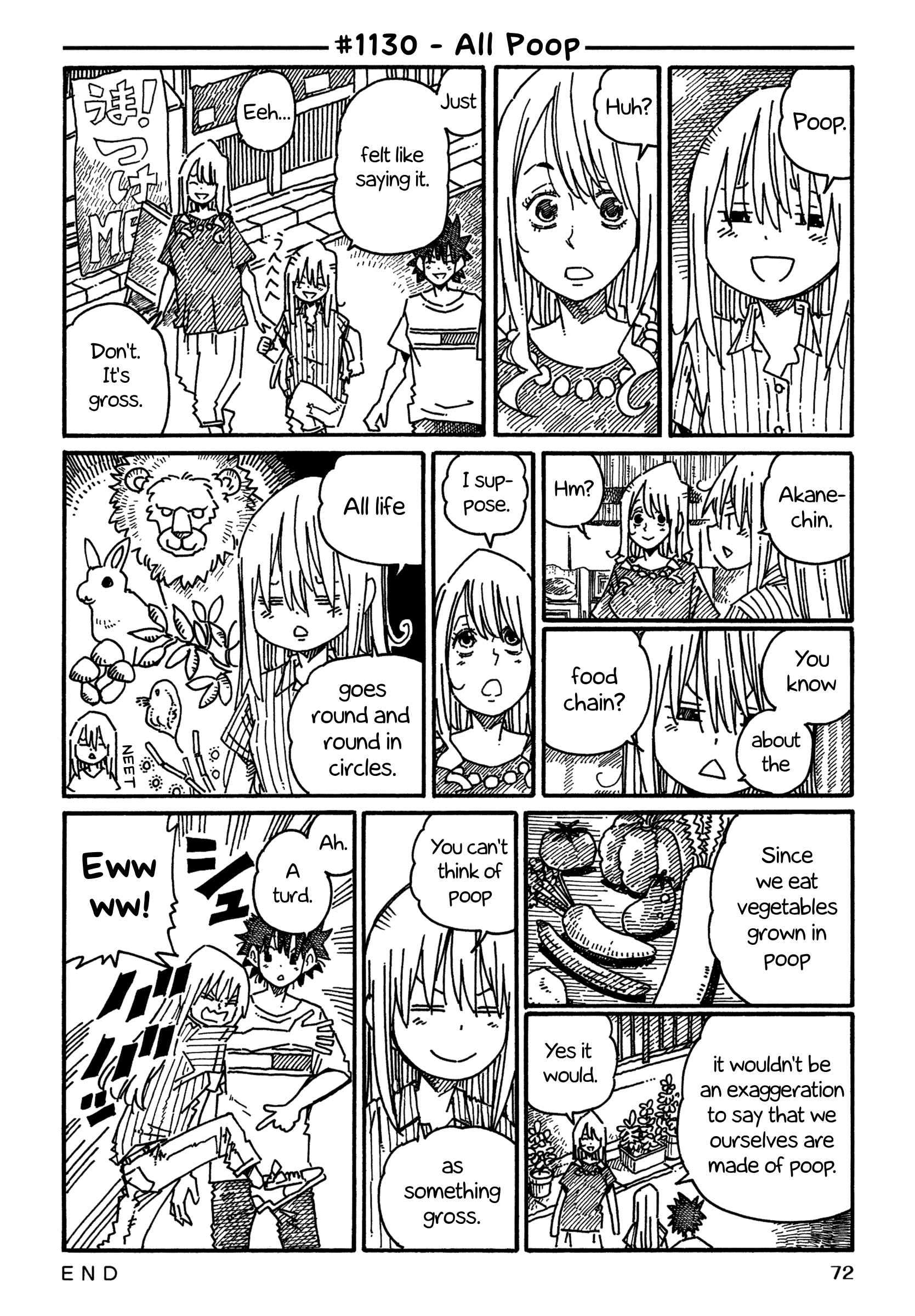 Hatarakanai Futari (The Jobless Siblings) Chapter 1130 page 1 - Chapter 1130: All Poop