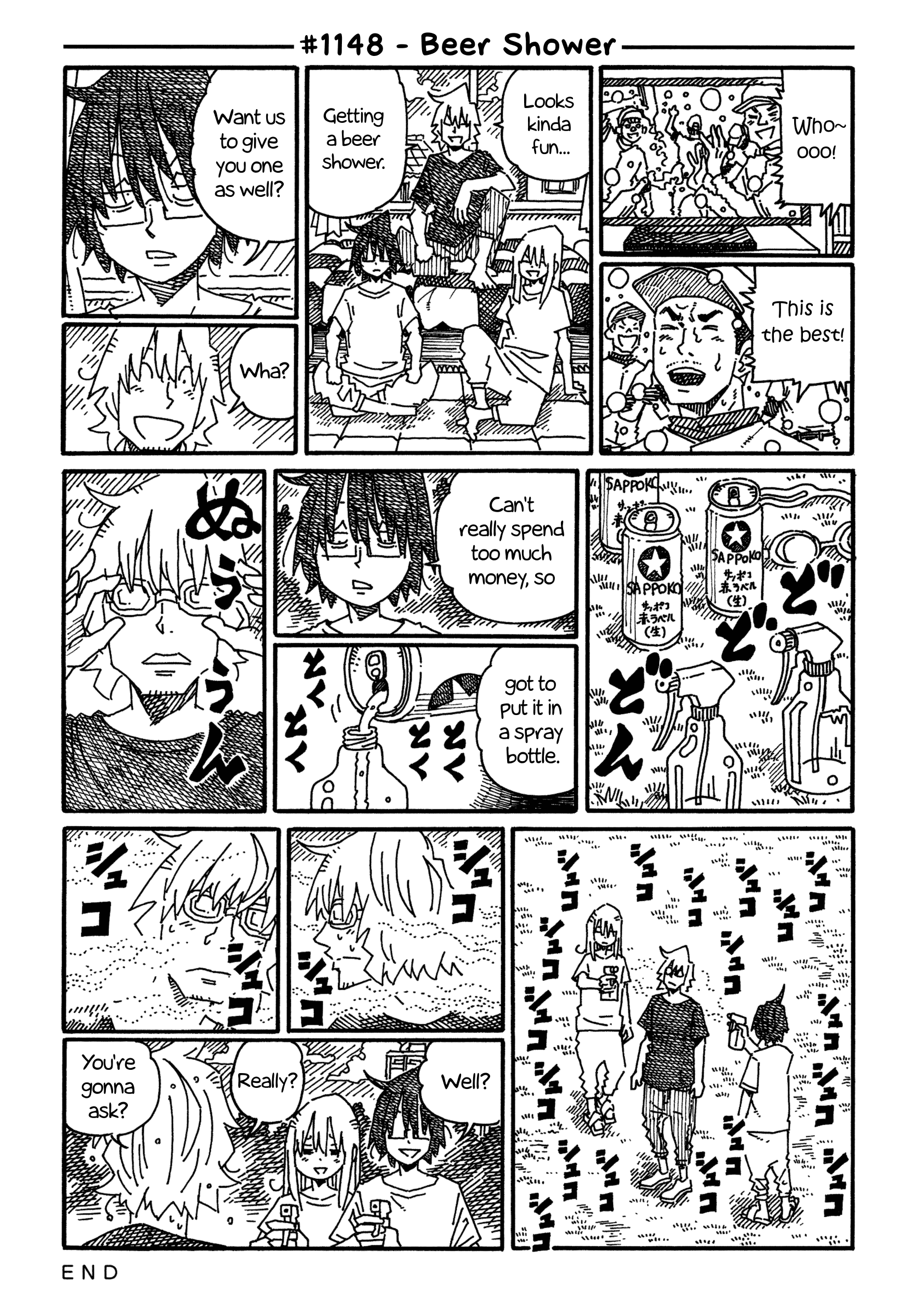 Hatarakanai Futari (The Jobless Siblings) Chapter 1148 page 1 - Chapter 1148: Beer Shower