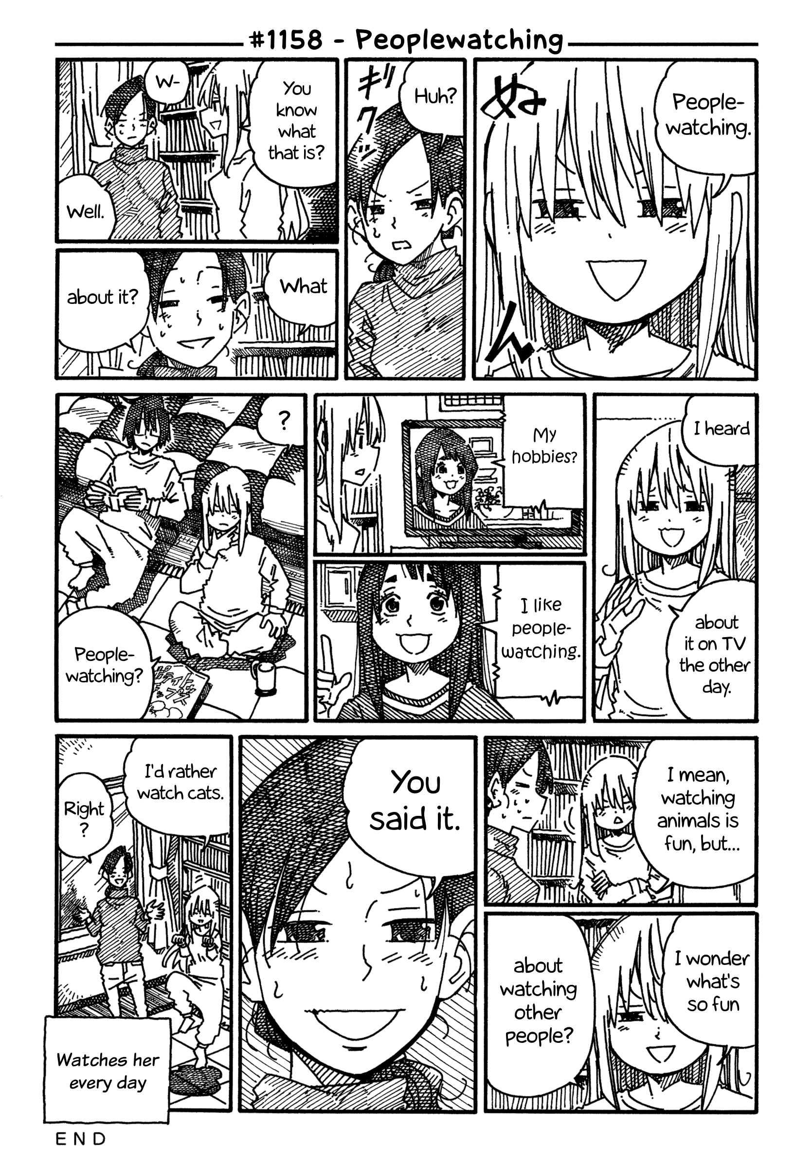 Hatarakanai Futari (The Jobless Siblings) Chapter 1158 page 1 - Chapter 1158: Peoplewatching