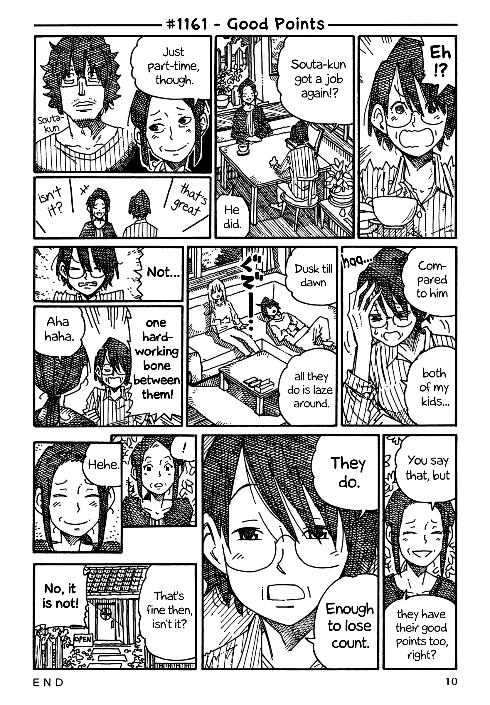 Hatarakanai Futari (The Jobless Siblings) Chapter 1161 page 1 - Chapter 1161: Good Points