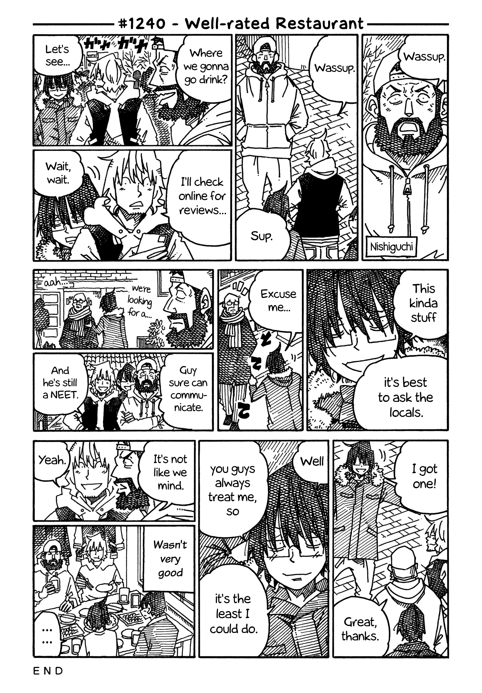 Hatarakanai Futari (The Jobless Siblings) Chapter 1240 page 1 - Chapter 1240: Well-rated Restaurant