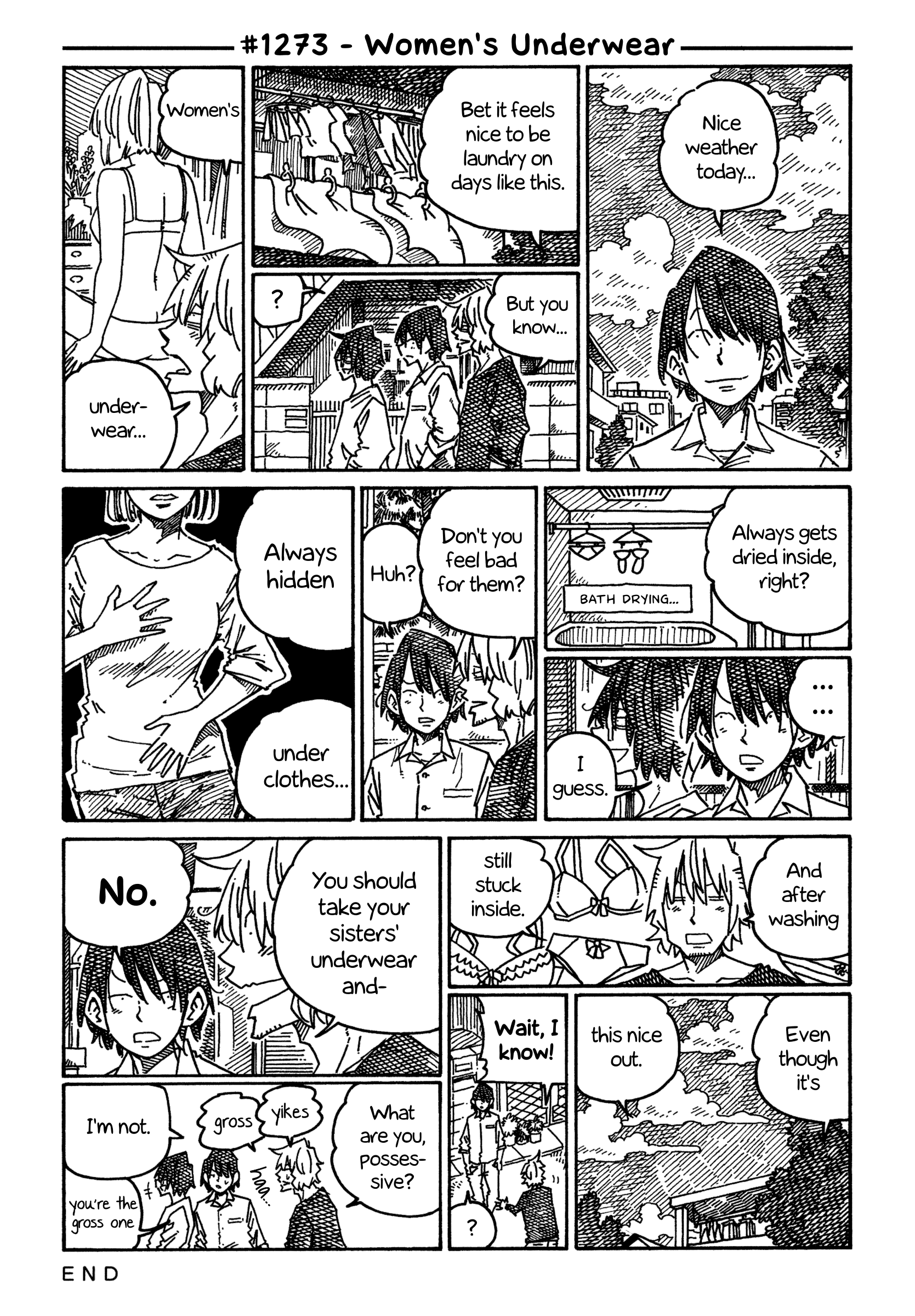 Hatarakanai Futari (The Jobless Siblings) Chapter 1273 page 1 - Chapter 1273: Women's Underwear