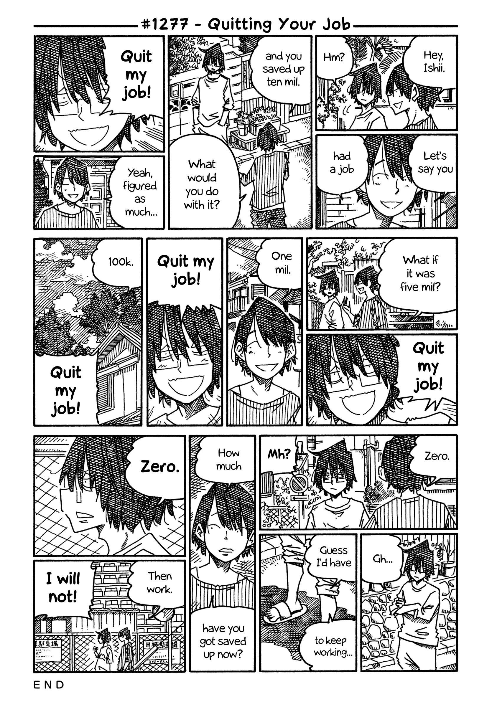 Hatarakanai Futari (The Jobless Siblings) Chapter 1277 page 1 - Chapter 1277: Quitting Your Job