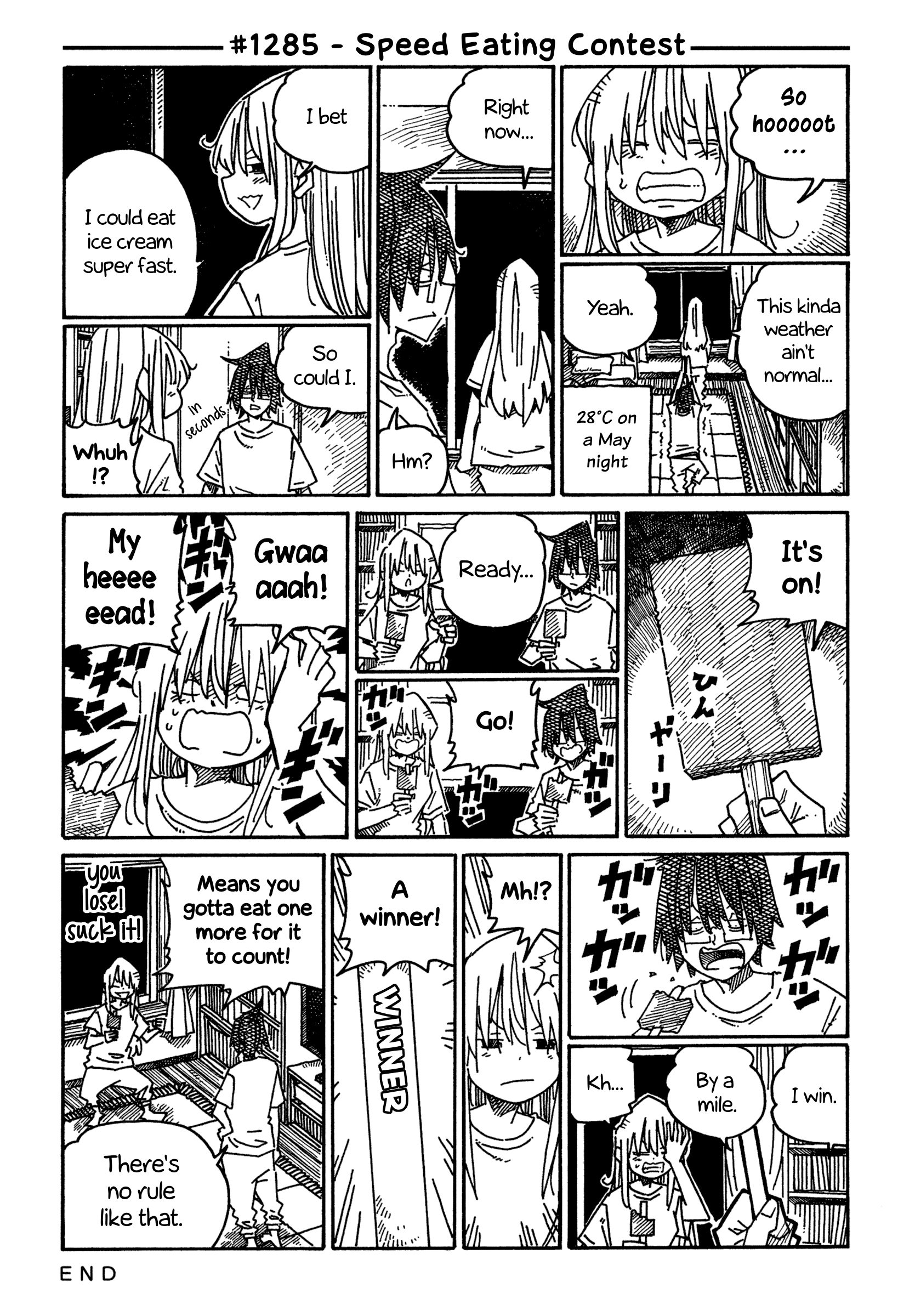 Hatarakanai Futari (The Jobless Siblings) Chapter 1285 page 1 - Chapter 1285: Speed Eating Contest