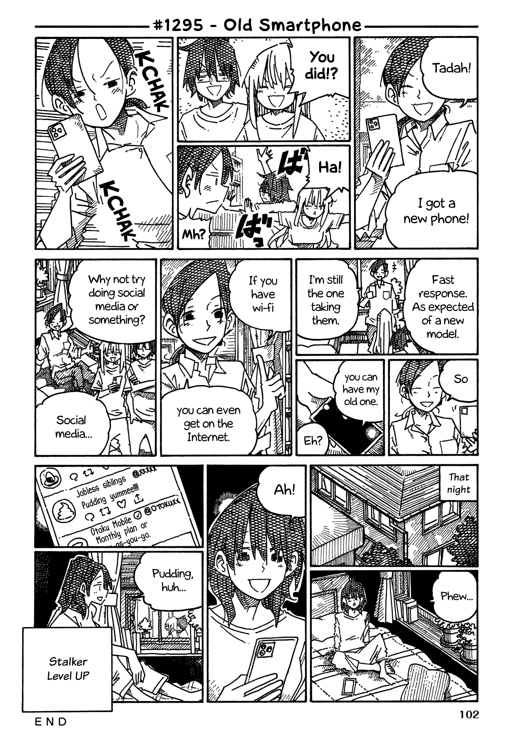 Hatarakanai Futari (The Jobless Siblings) Chapter 1295 page 1 - Chapter 1295: Old Smartphone