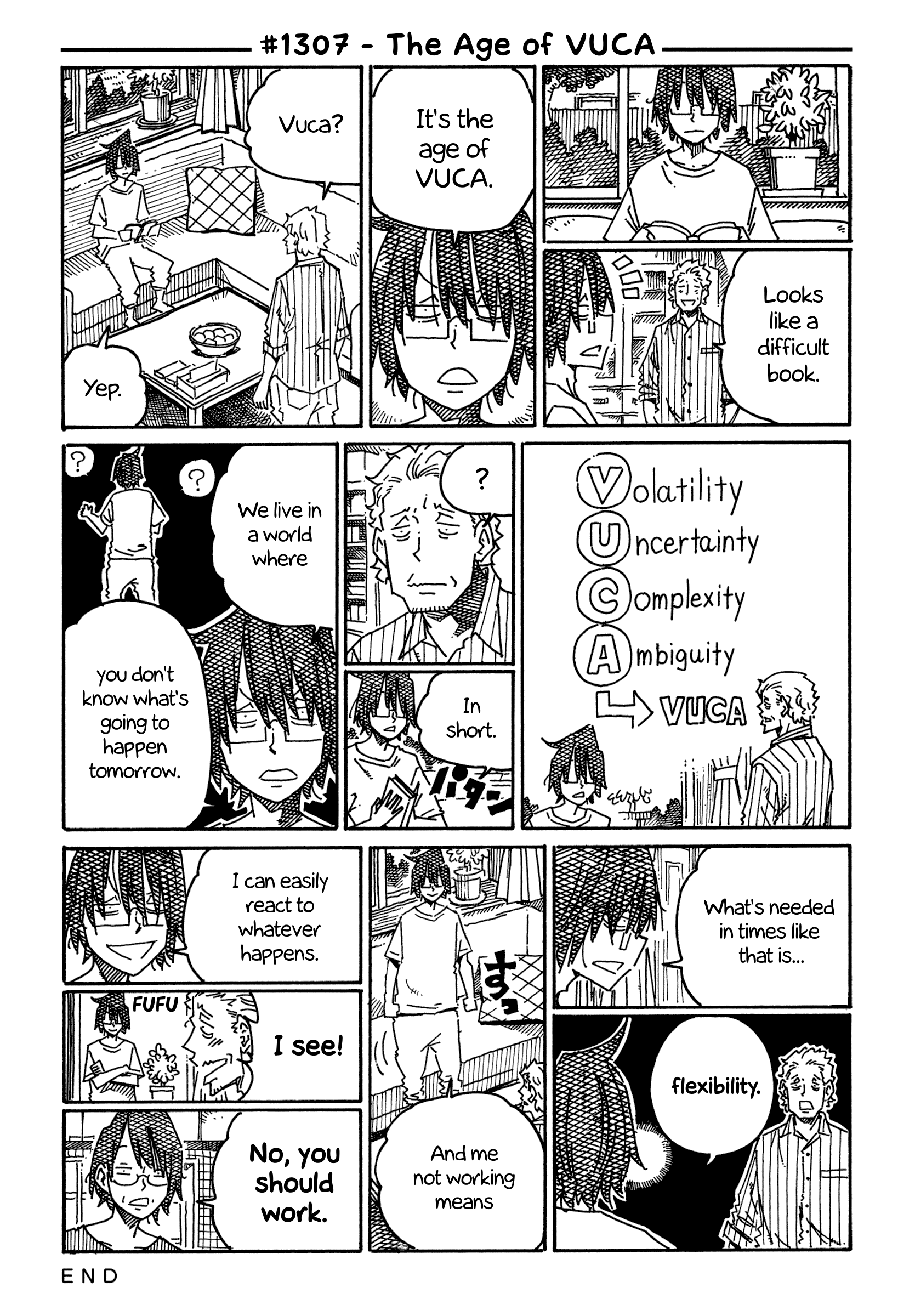 Hatarakanai Futari (The Jobless Siblings) Chapter 1307 page 1 - Chapter 1307: The Age of VUCA
