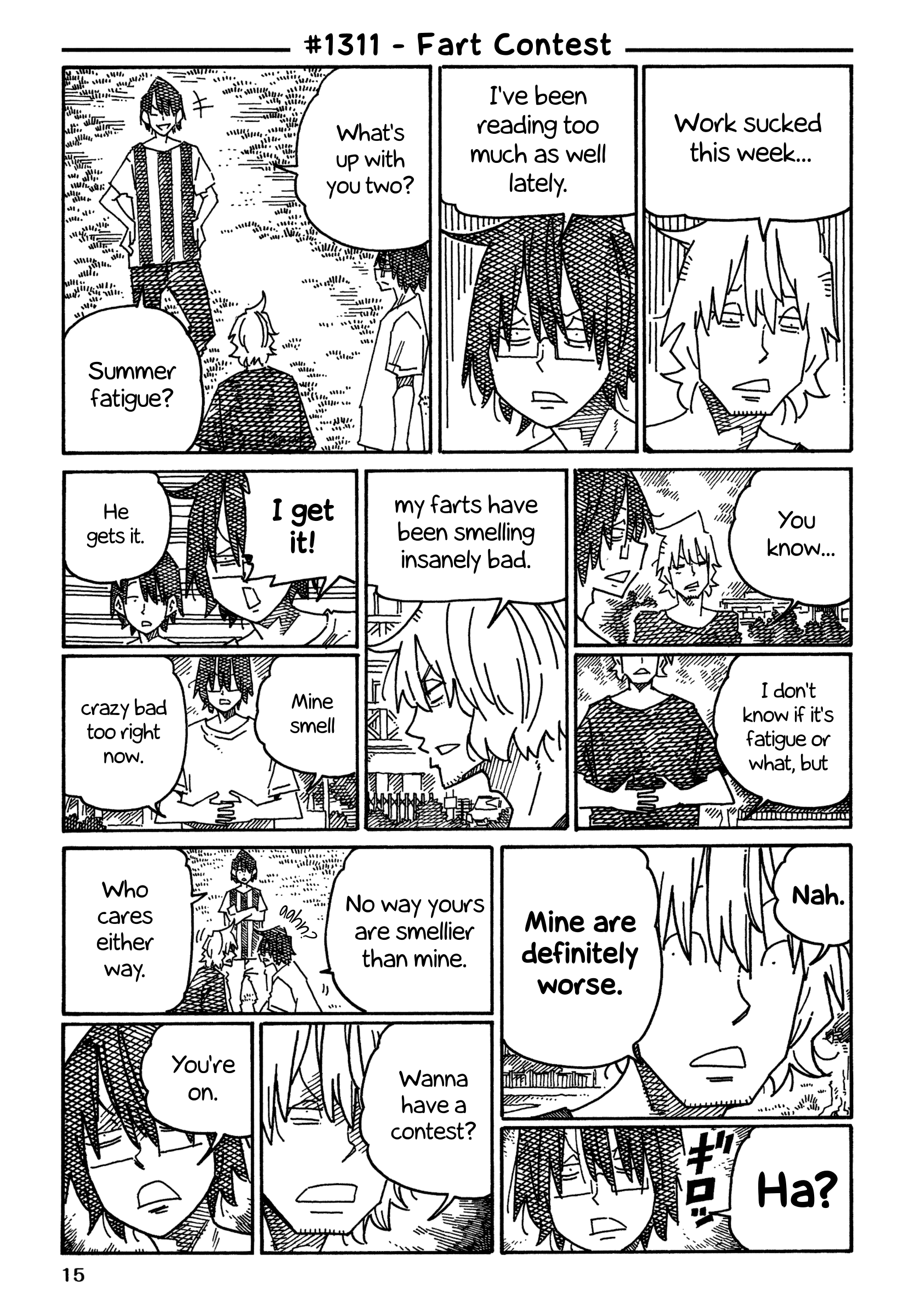 Hatarakanai Futari (The Jobless Siblings) Chapter 1311 page 1 - Chapter 1311: Fart Contest