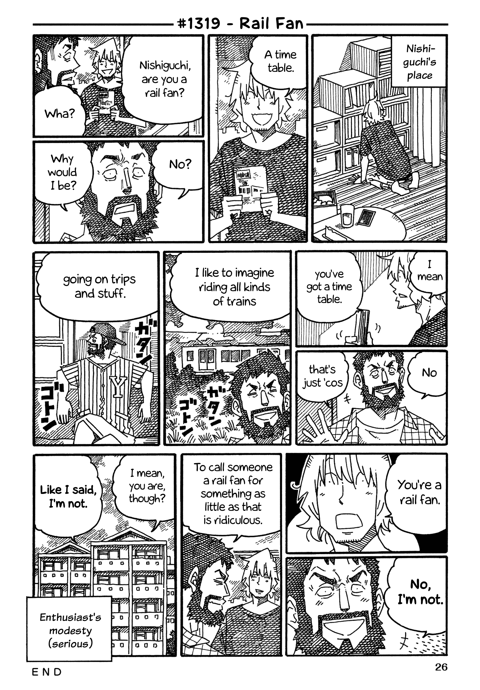 Hatarakanai Futari (The Jobless Siblings) Chapter 1319 page 1 - Chapter 1319: Rail Fan