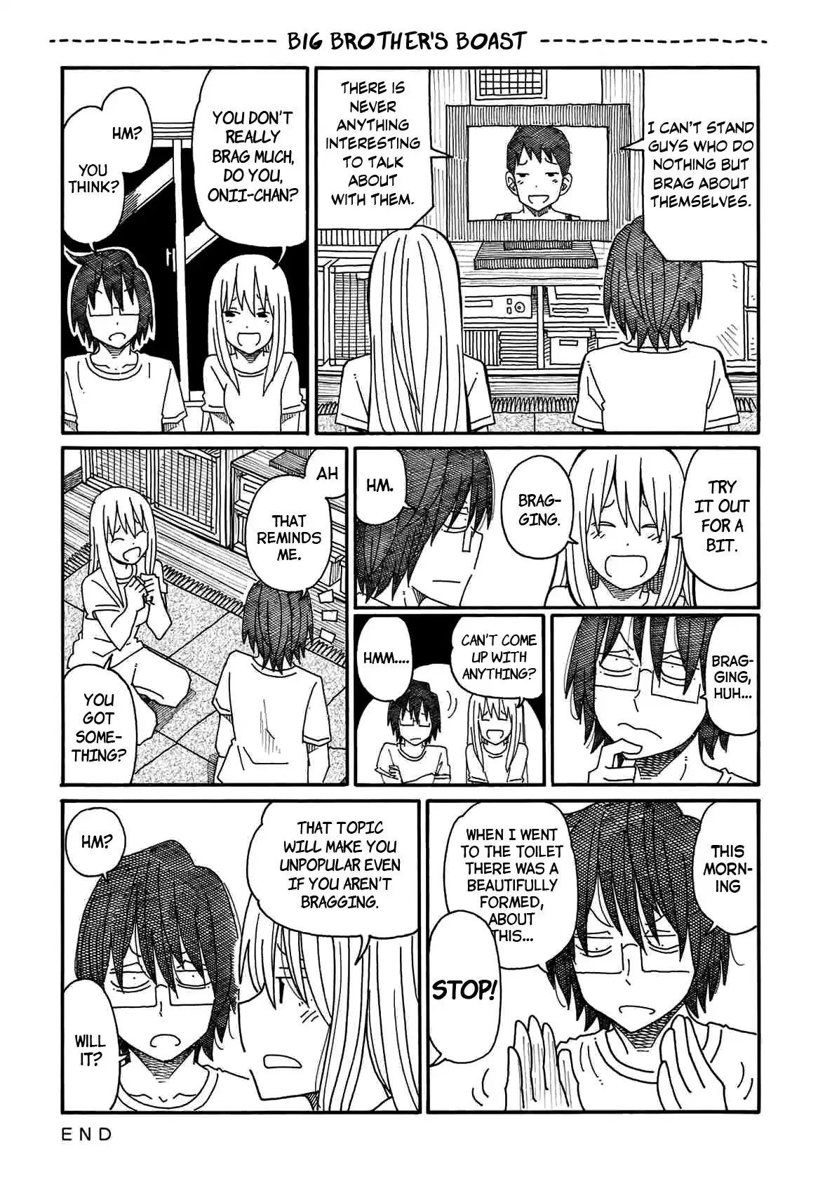 Hatarakanai Futari (The Jobless Siblings) Chapter 132.3 page 1 - Chapter 132.3: Big Brother's Boast