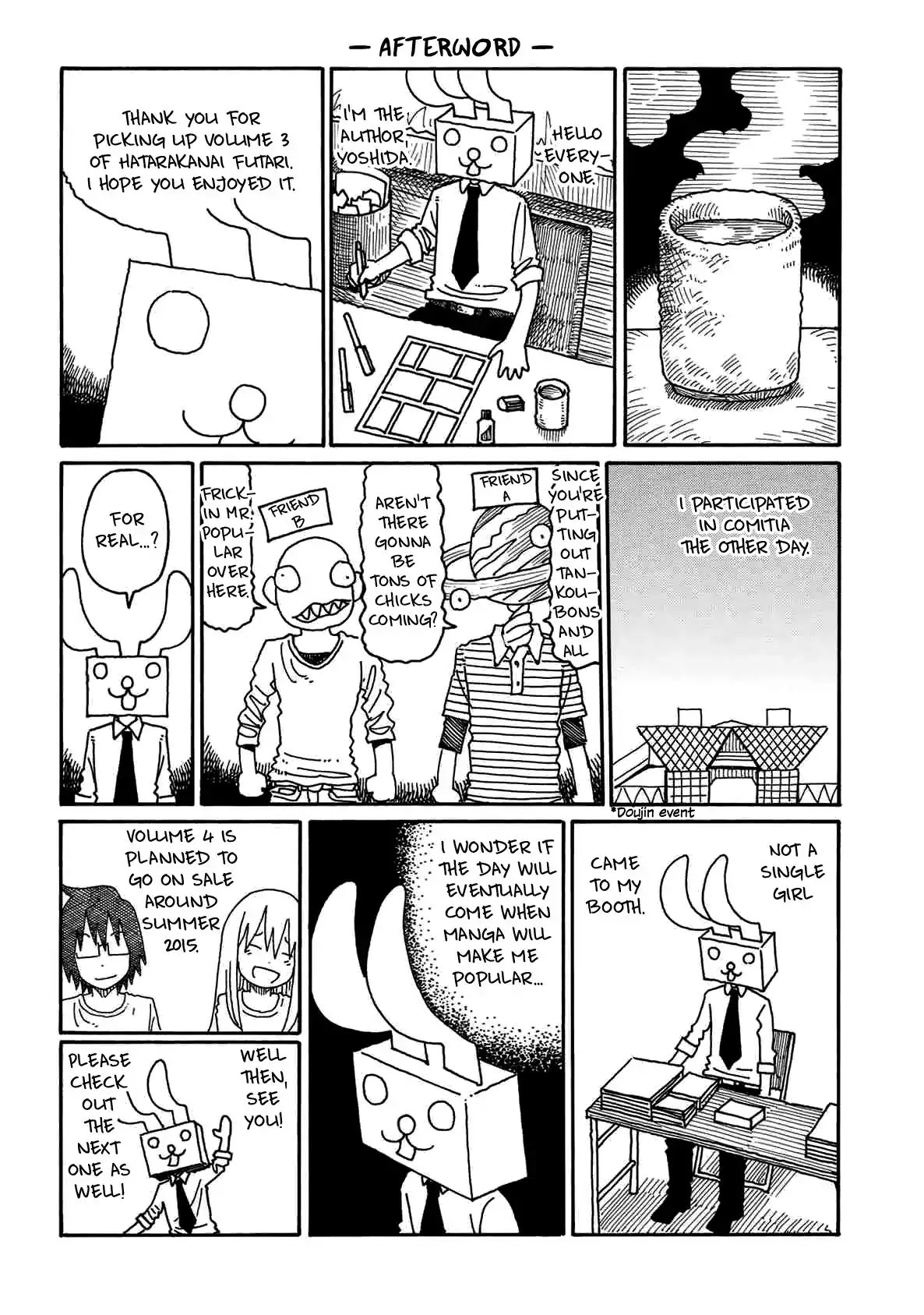 Hatarakanai Futari (The Jobless Siblings) Chapter 132.8 page 1 - Chapter 132.8: Afterword