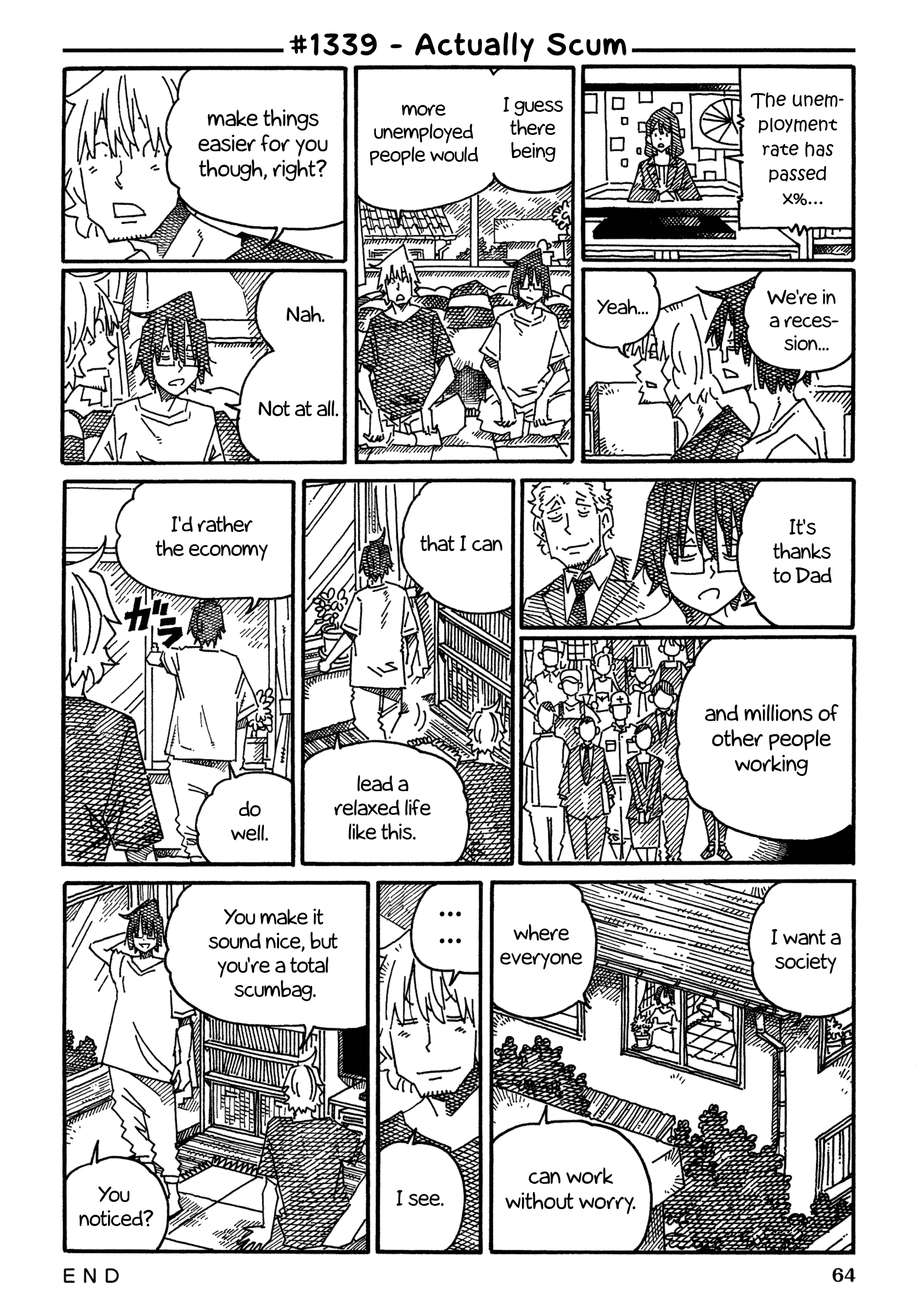 Hatarakanai Futari (The Jobless Siblings) Chapter 1339 page 1 - Chapter 1339: Actually Scum