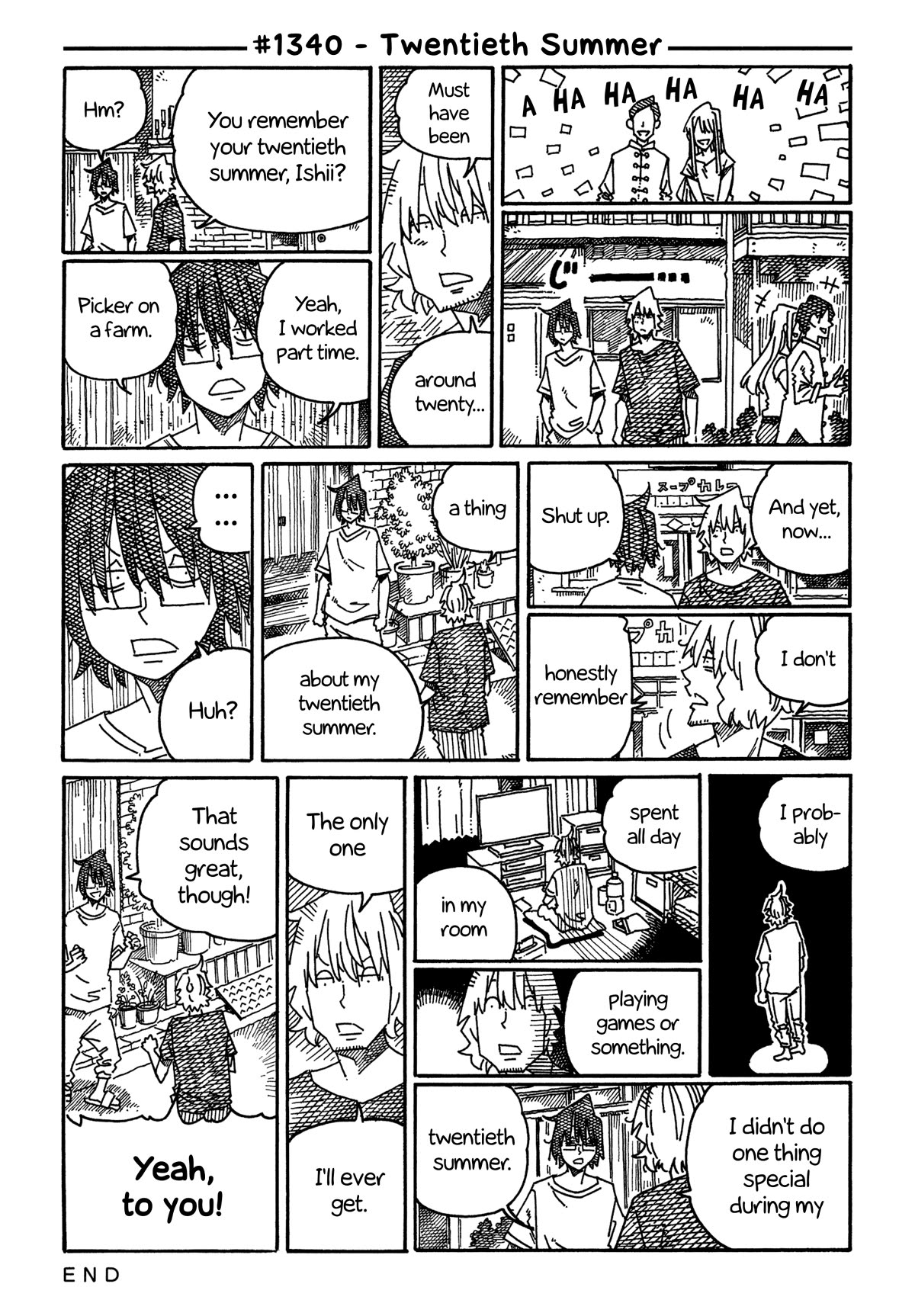 Hatarakanai Futari (The Jobless Siblings) Chapter 1340 page 1 - Chapter 1340: Twentieth Summer