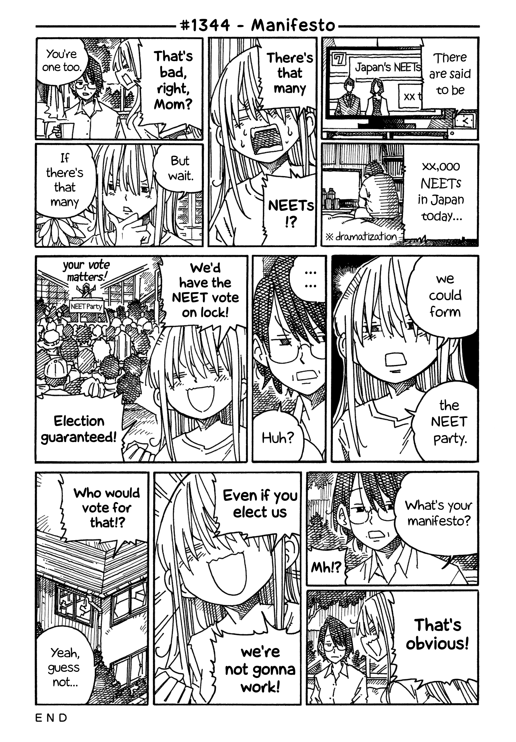 Hatarakanai Futari (The Jobless Siblings) Chapter 1344 page 1 - Chapter 1344: Manifesto