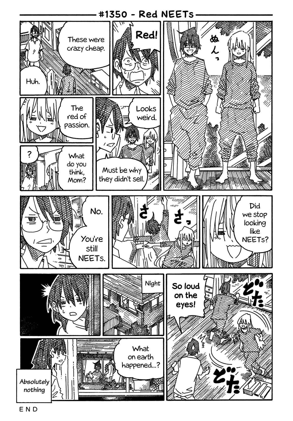Hatarakanai Futari (The Jobless Siblings) Chapter 1350 page 1 - Chapter 1350: Red NEETs