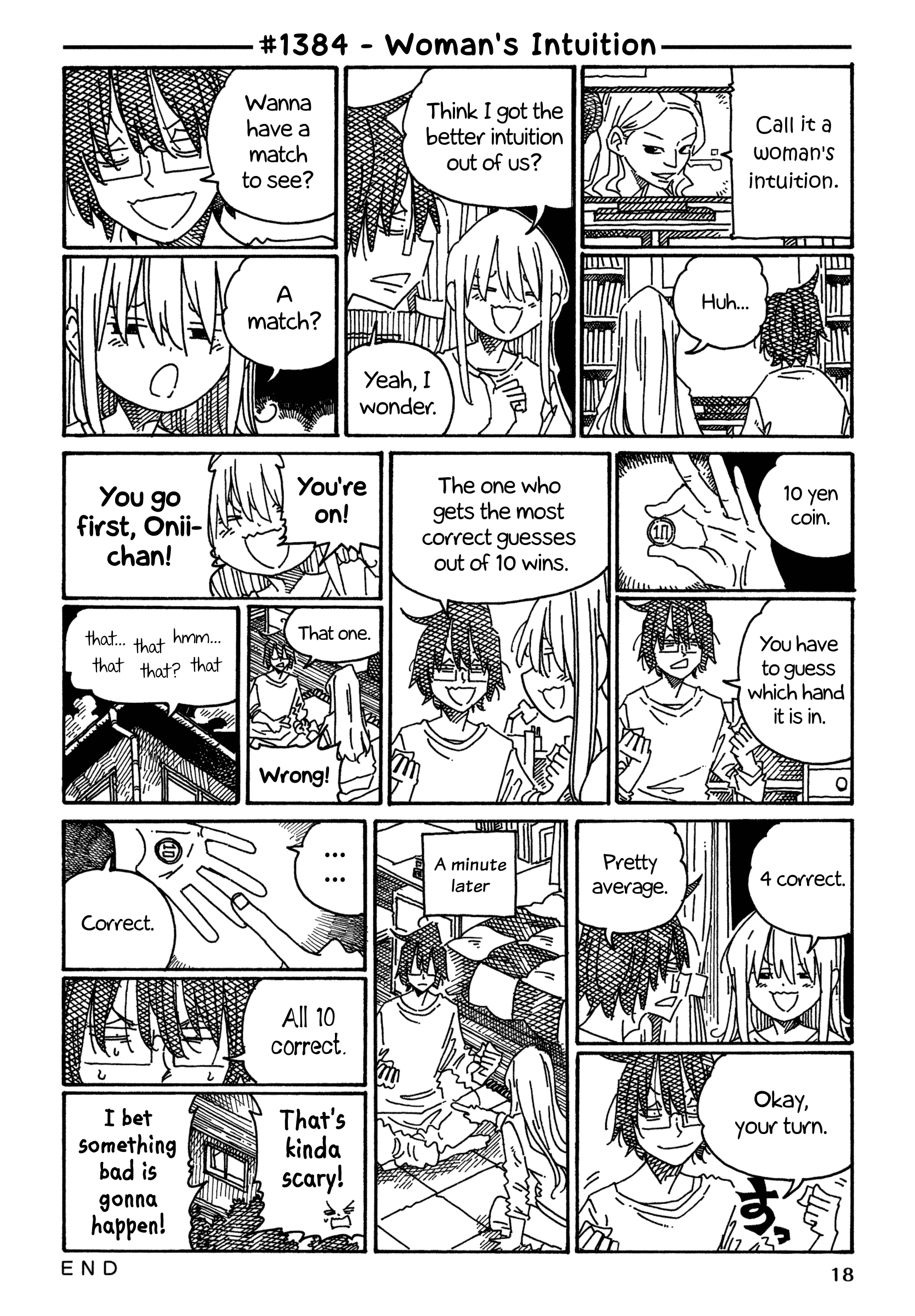 Hatarakanai Futari (The Jobless Siblings) Chapter 1384 page 1 - Chapter 1384: Woman's Intuition