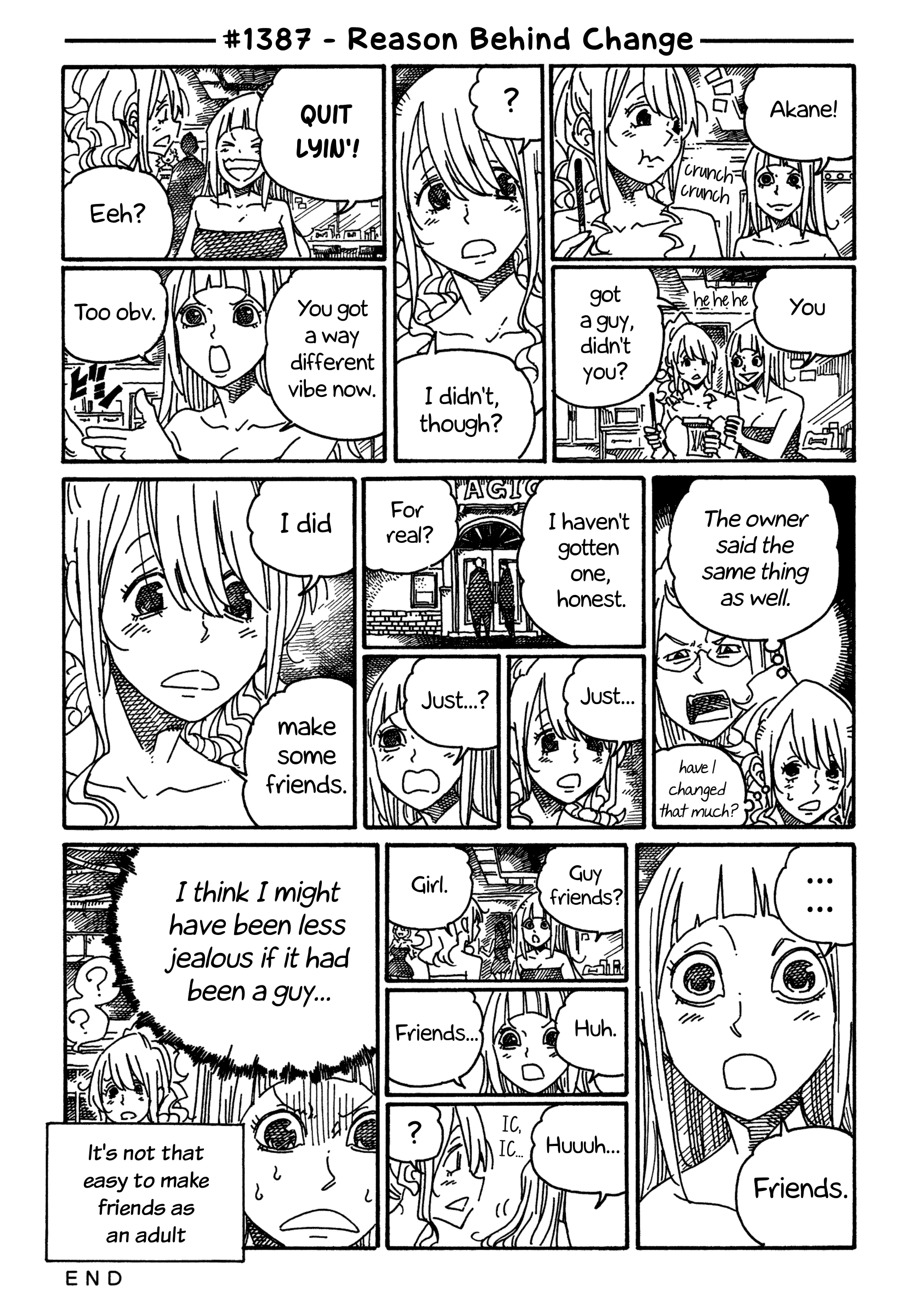 Hatarakanai Futari (The Jobless Siblings) Chapter 1387 page 1 - Chapter 1387: Reason Behind Change