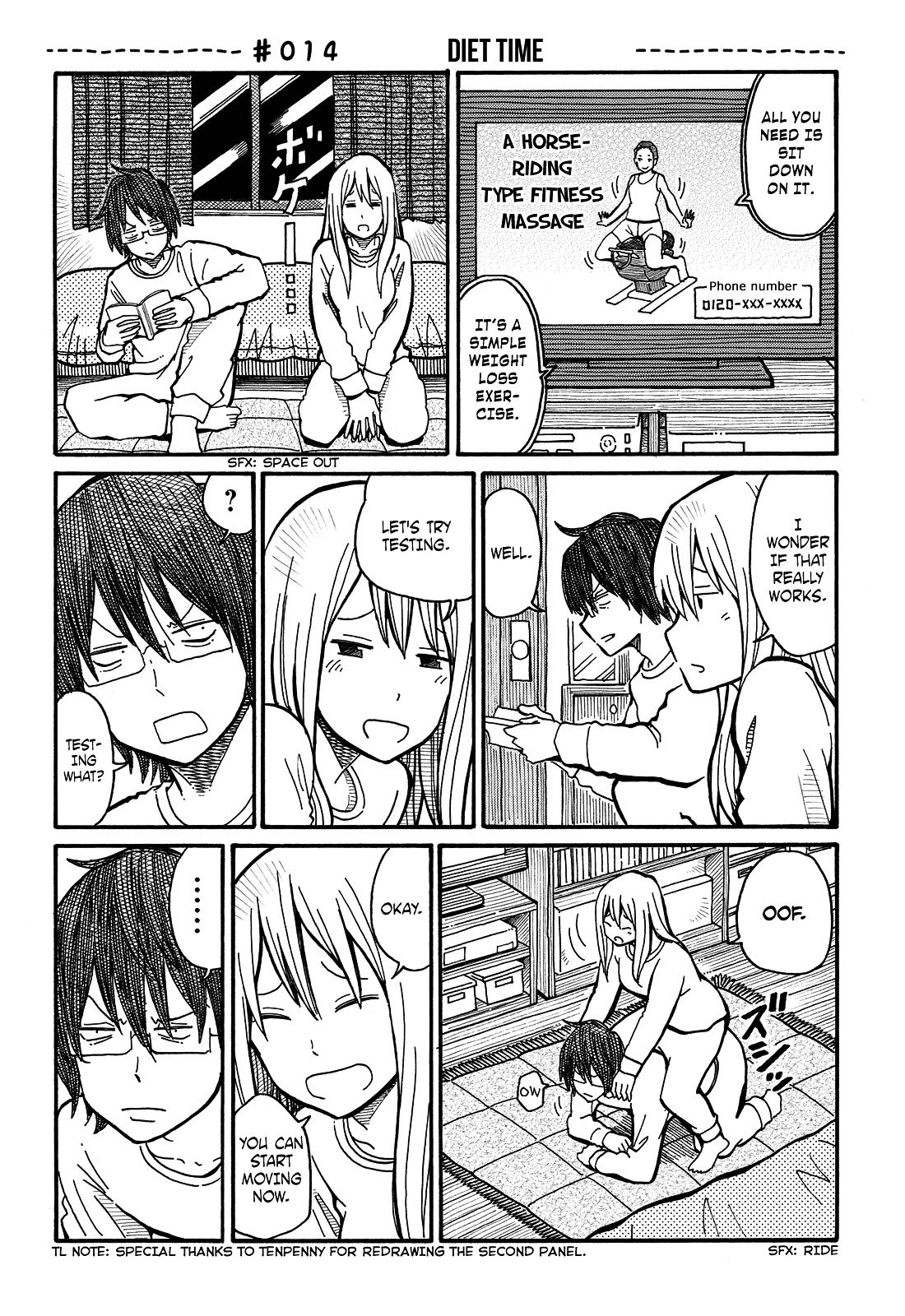 Hatarakanai Futari (The Jobless Siblings) Chapter 14.2 page 1 - Chapter 14v2 : Diet Time