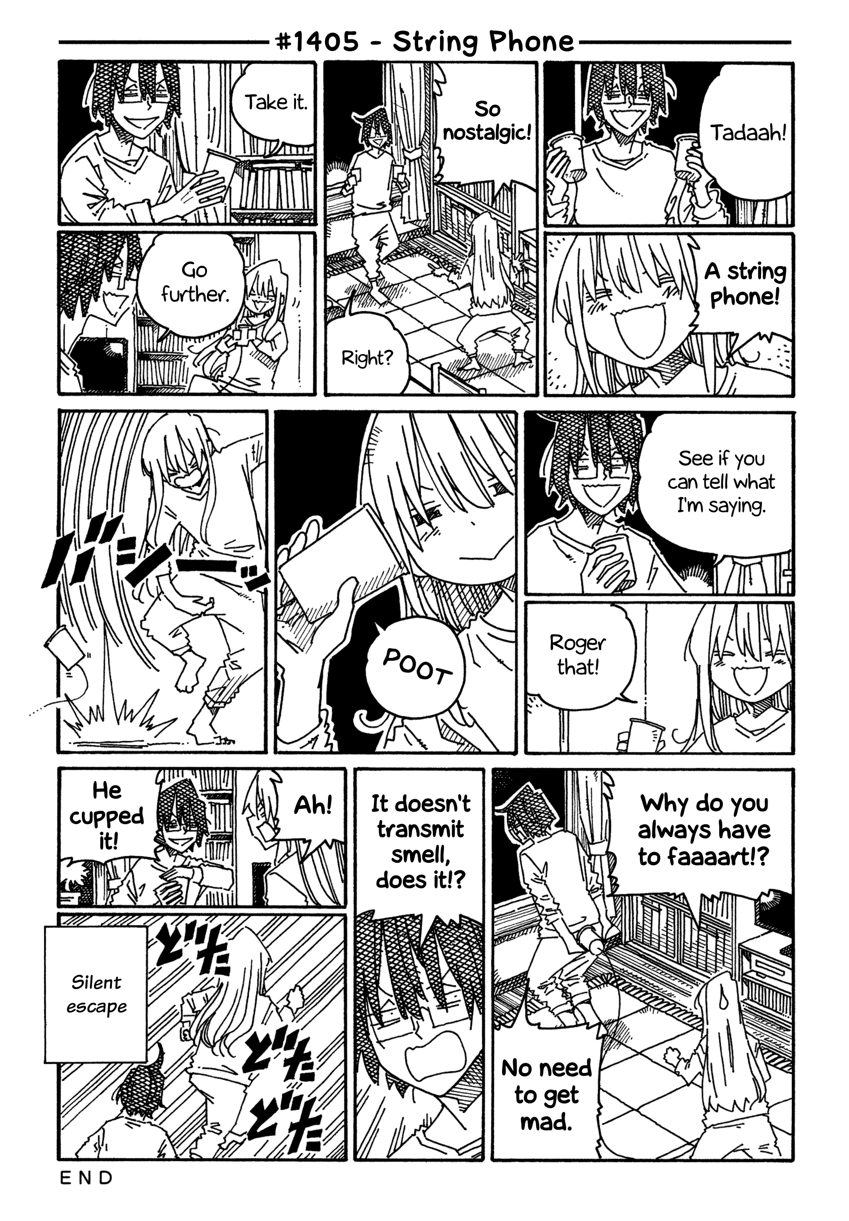 Hatarakanai Futari (The Jobless Siblings) Chapter 1405 page 1 - Chapter 1405: String Phone