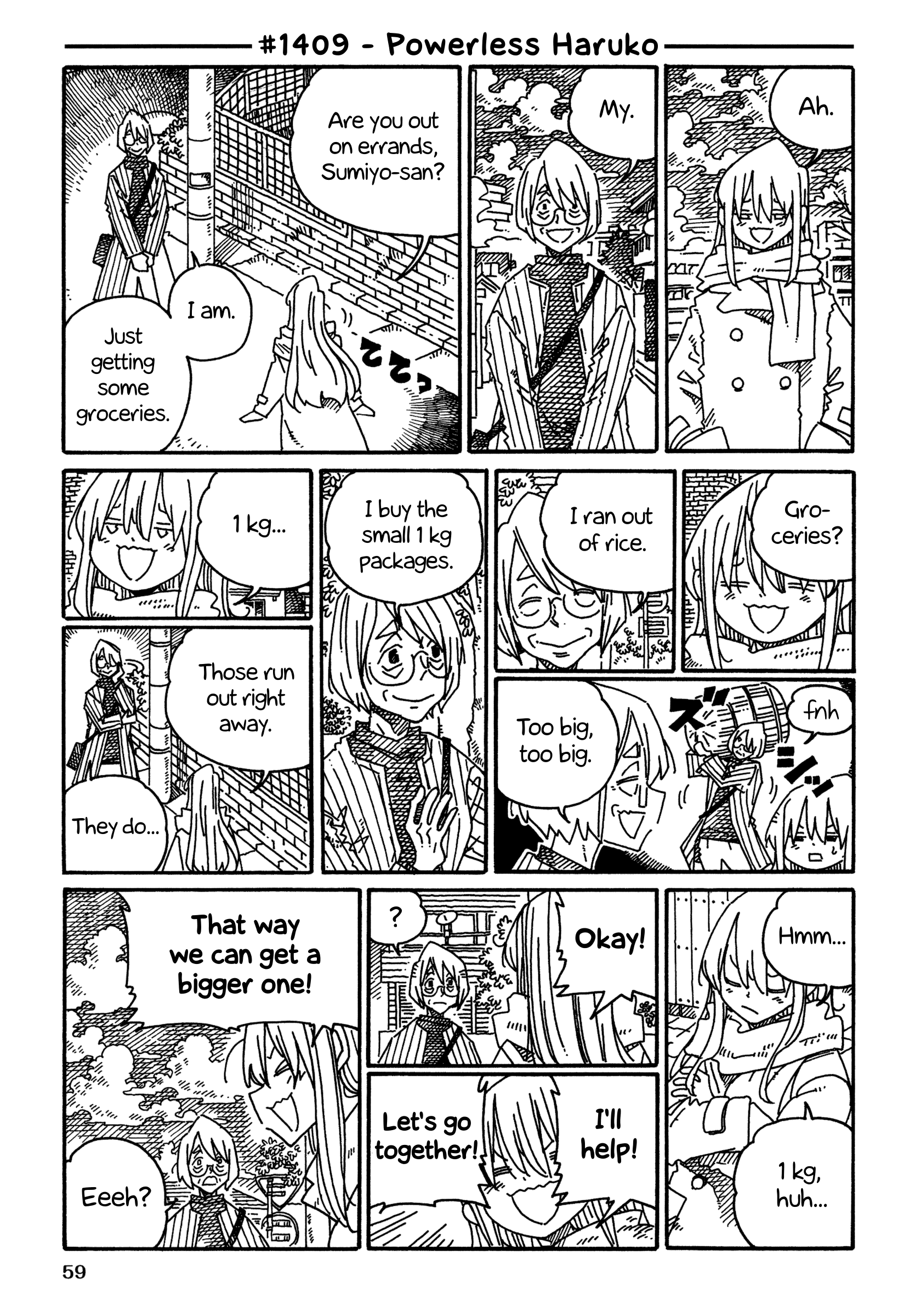 Hatarakanai Futari (The Jobless Siblings) Chapter 1409 page 1 - Chapter 1409: Powerless Haruko