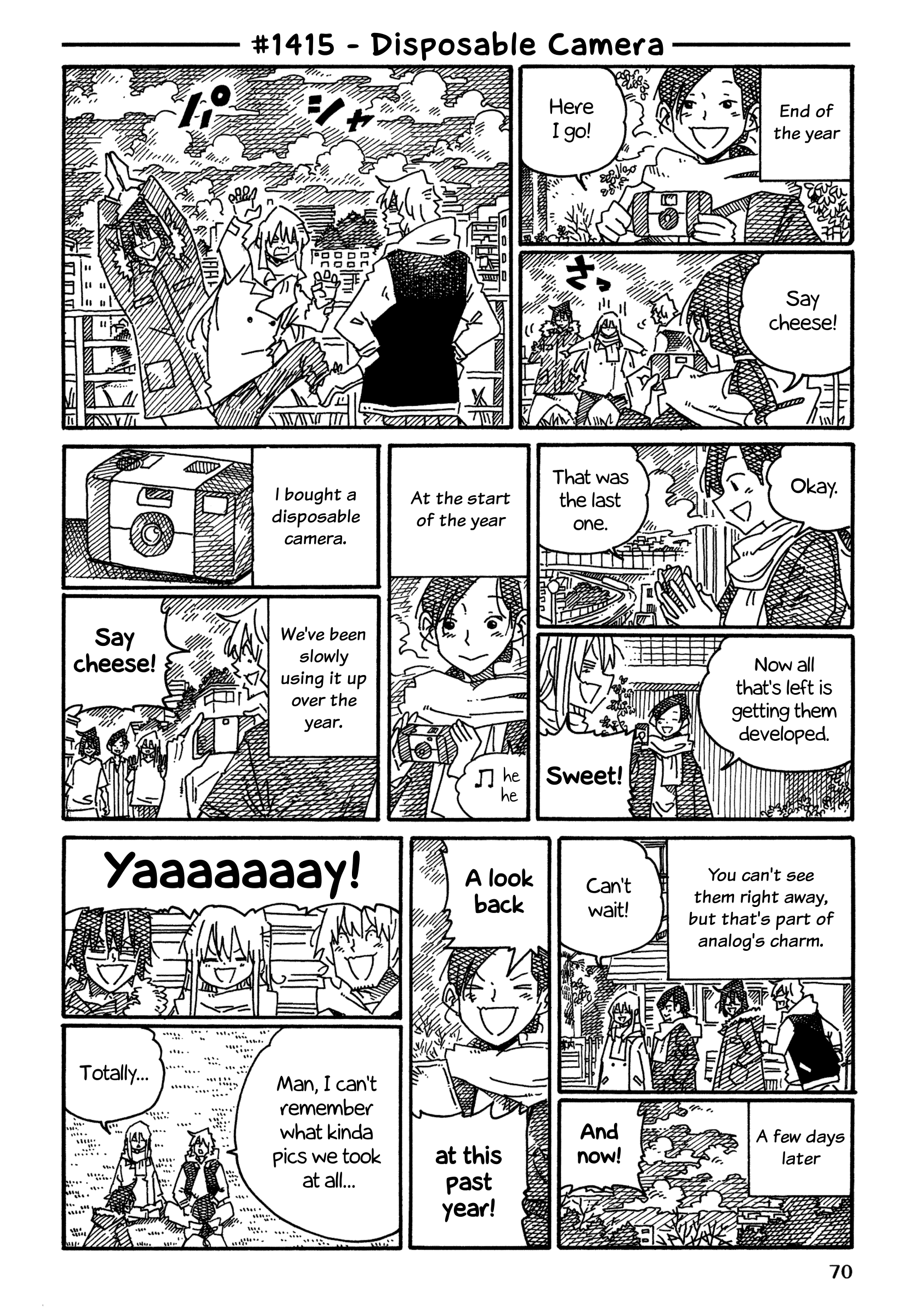 Hatarakanai Futari (The Jobless Siblings) Chapter 1415 page 1 - Chapter 1415: Disposable Camera