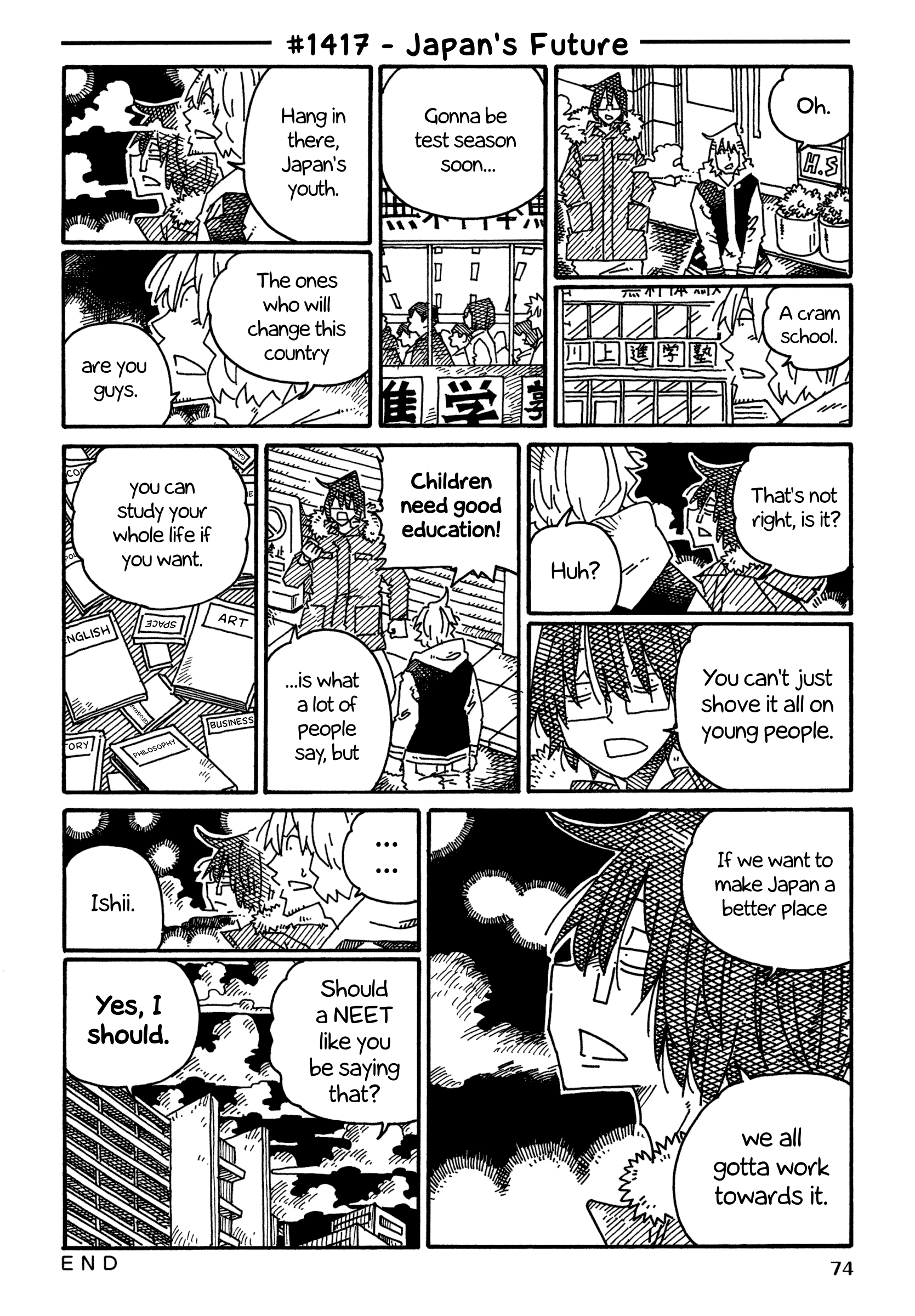 Hatarakanai Futari (The Jobless Siblings) Chapter 1417 page 1 - Chapter 1417: Japan's Future