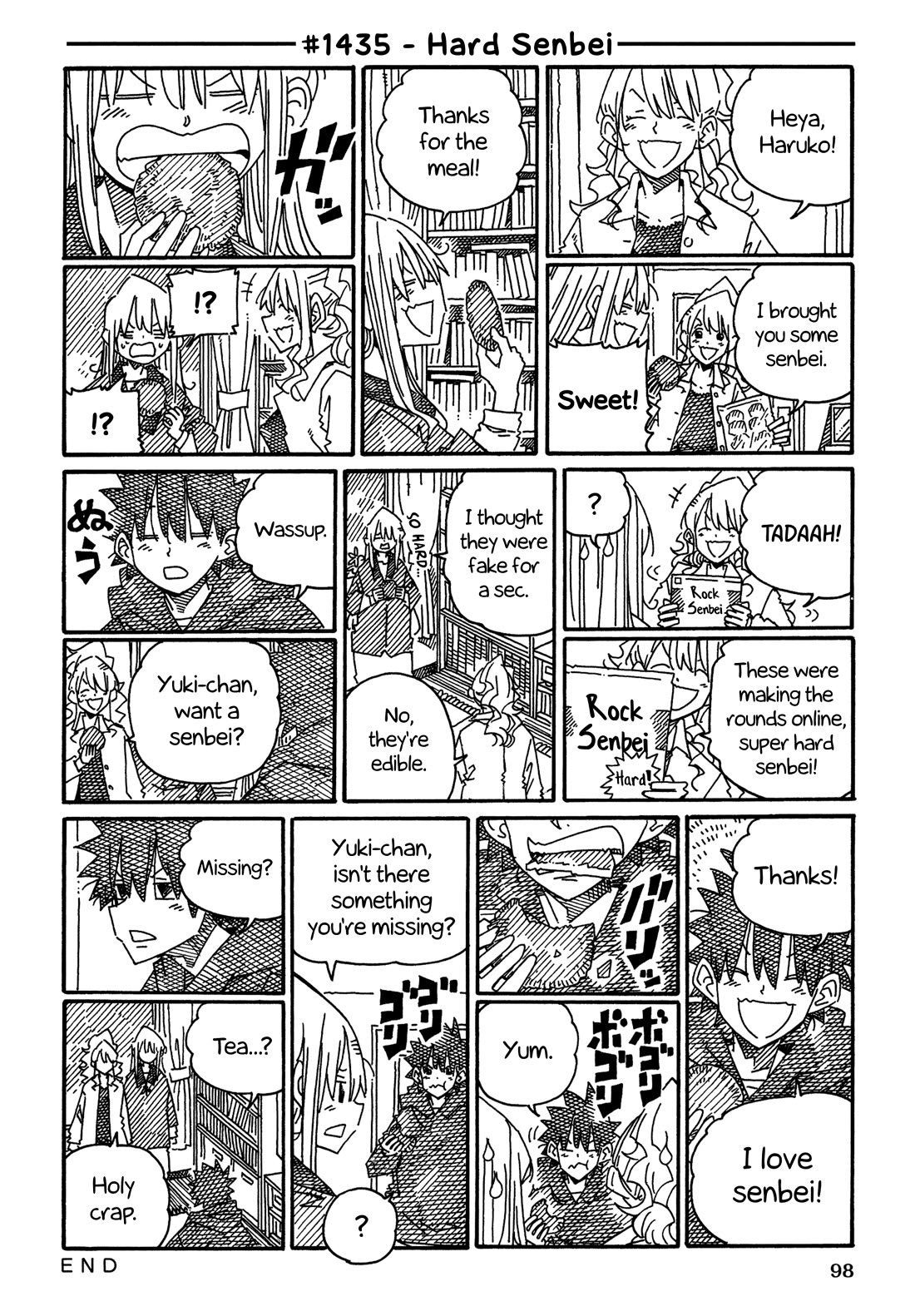 Hatarakanai Futari (The Jobless Siblings) Chapter 1435 page 1 - Chapter 1435: Hard Senbei