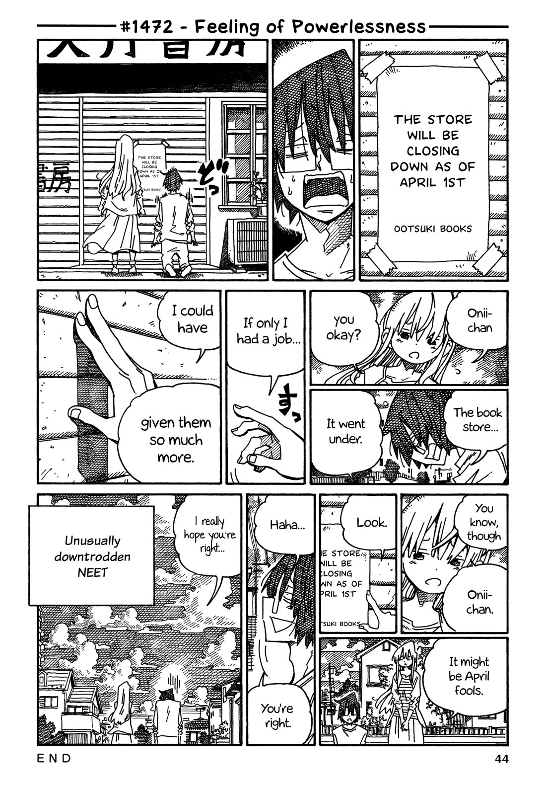Hatarakanai Futari (The Jobless Siblings) Chapter 1472 page 1 - Chapter 1472: Feeling of Powerlessness