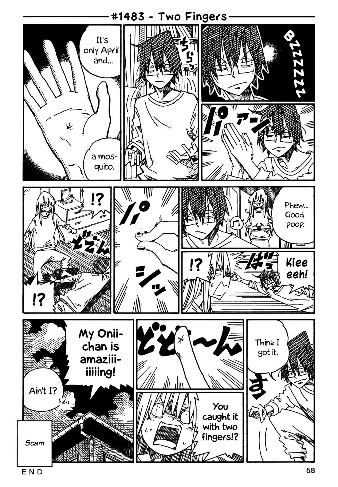 Hatarakanai Futari (The Jobless Siblings) Chapter 1483 page 1 - Chapter 1483: Two Fingers