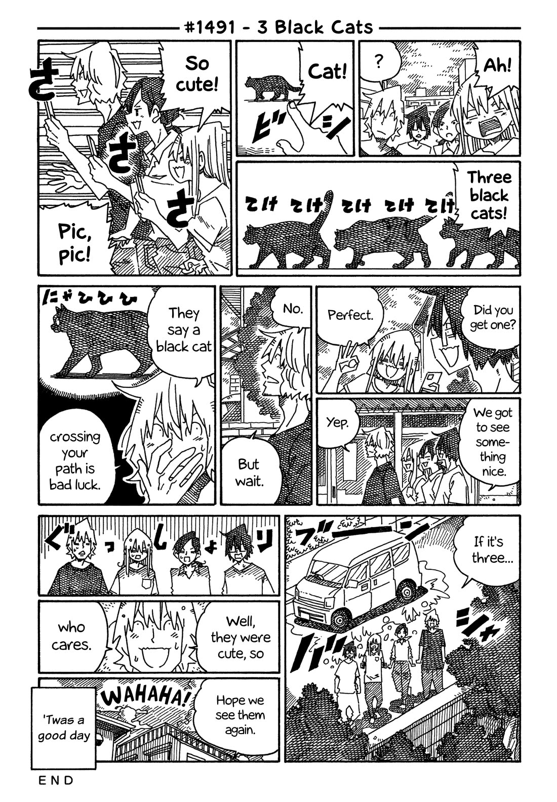 Hatarakanai Futari (The Jobless Siblings) Chapter 1491 page 1 - Chapter 1491: 3 Black Cats