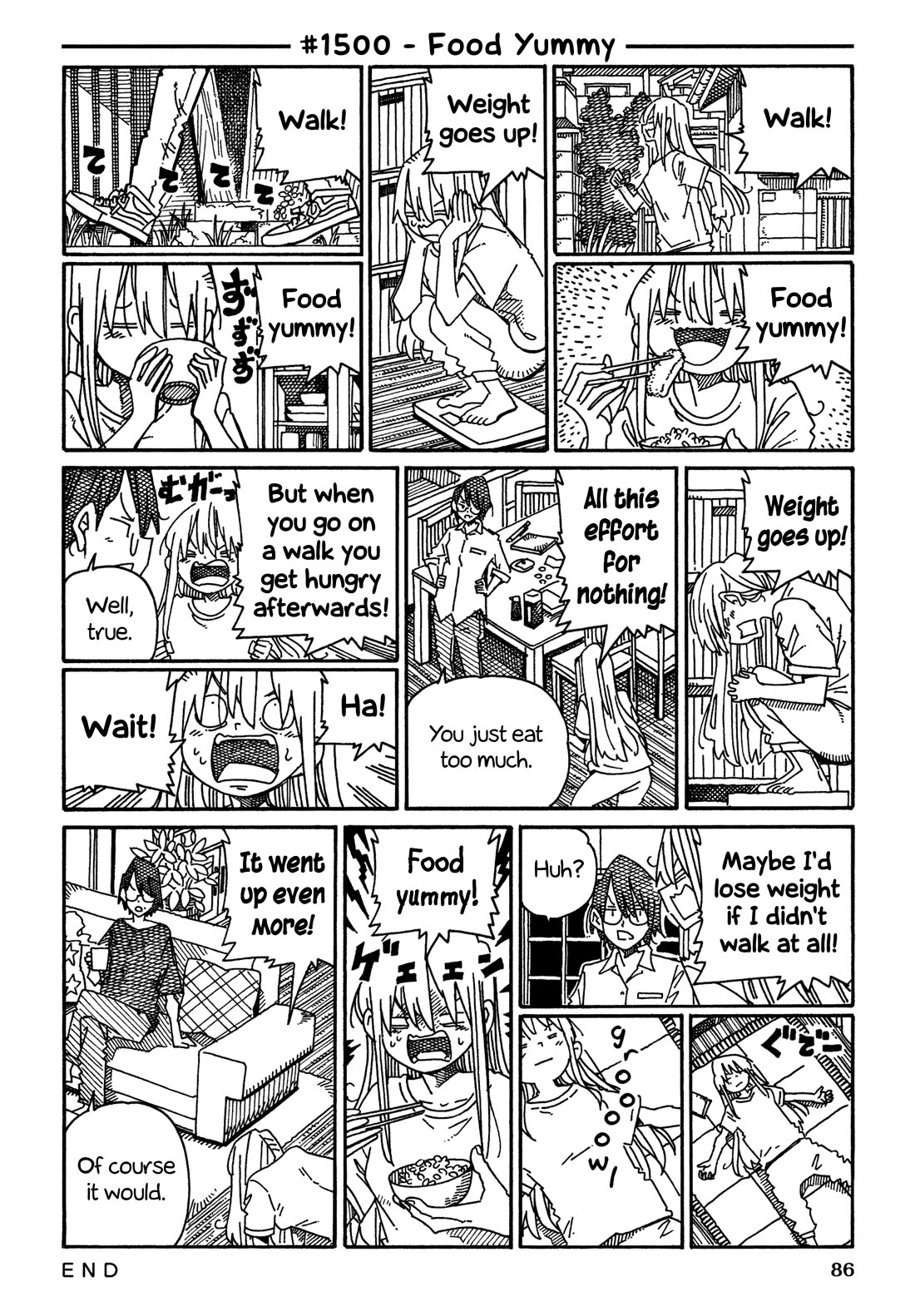 Hatarakanai Futari (The Jobless Siblings) Chapter 1500 page 1 - Chapter 1500: Food Yummy