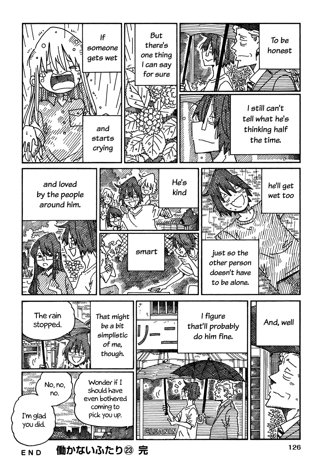Hatarakanai Futari (The Jobless Siblings) Chapter 1513.2 page 8 - Chapter 1513.2: Mamoru and the Umbrella