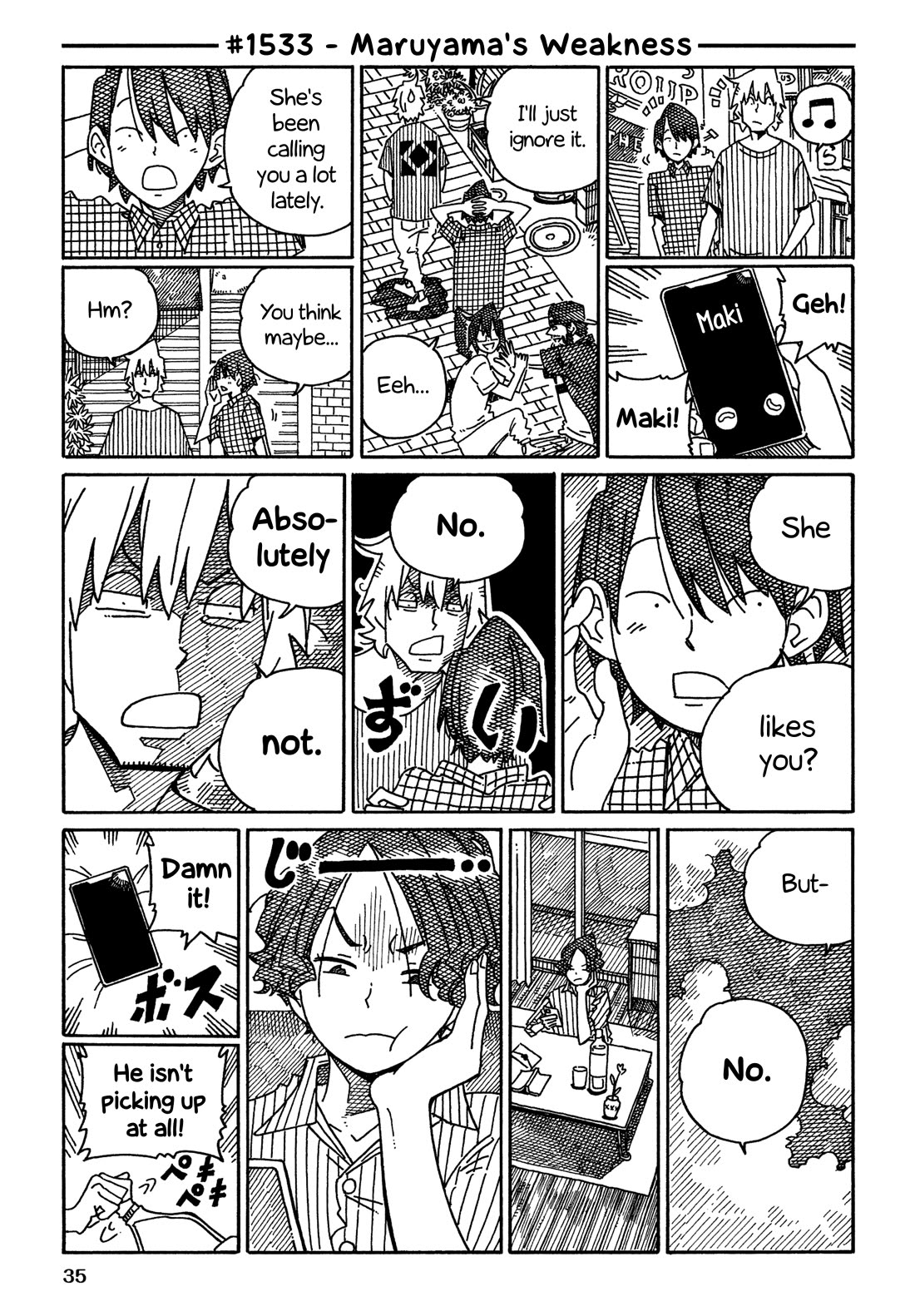 Hatarakanai Futari (The Jobless Siblings) Chapter 1533 page 1 - Chapter 1533: Maruyama's Weakness
