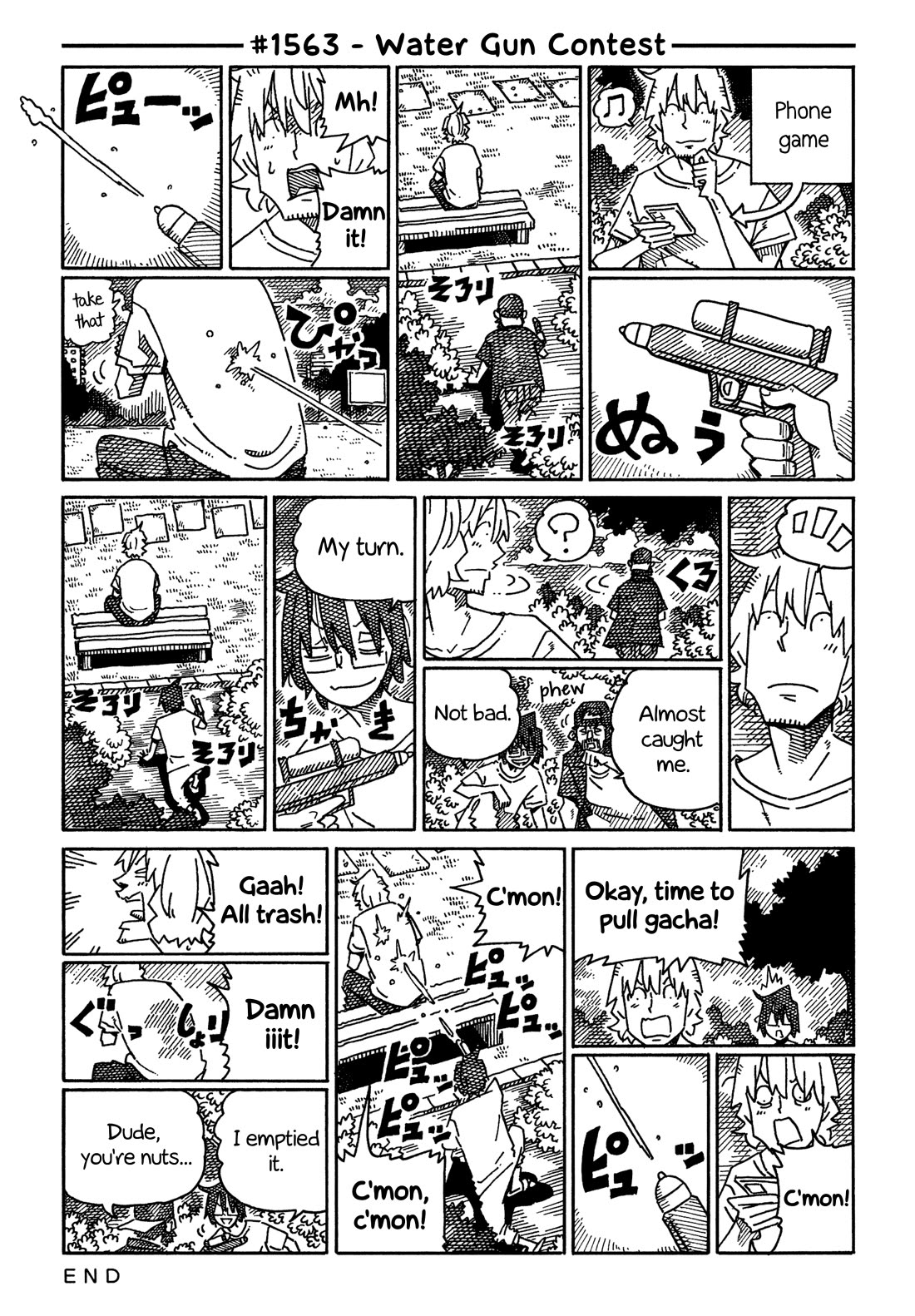 Hatarakanai Futari (The Jobless Siblings) Chapter 1563 page 1 - Chapter 1563: Water Gun Contest