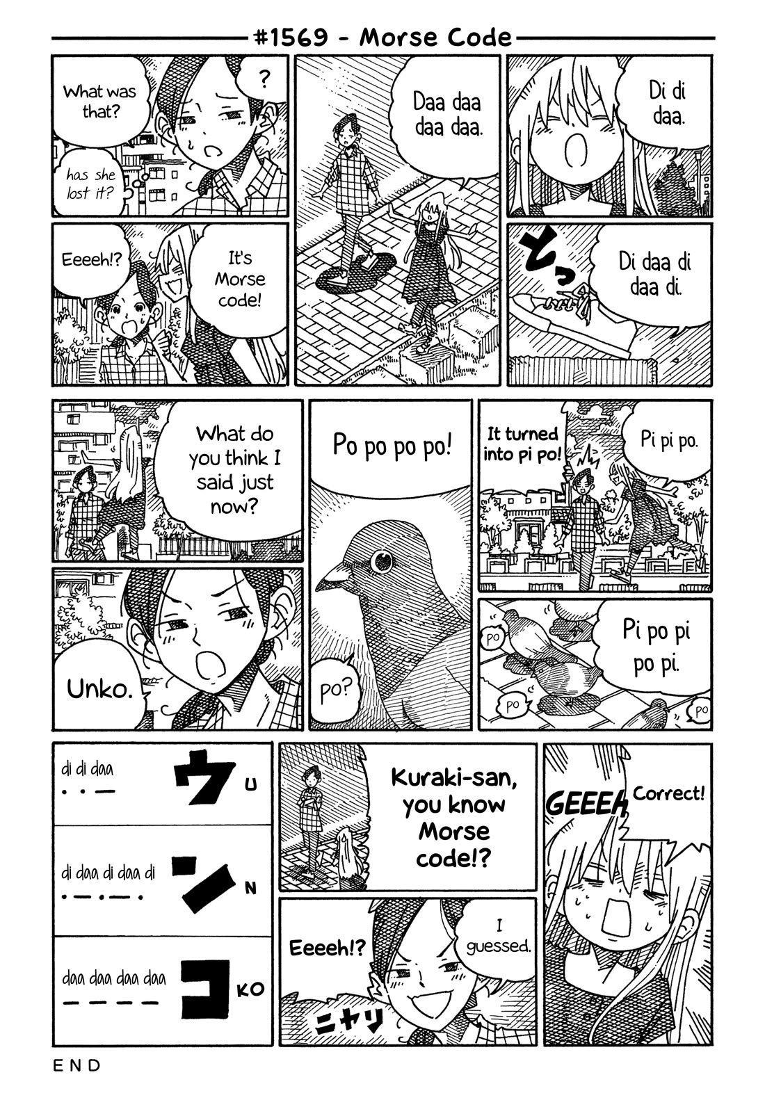Hatarakanai Futari (The Jobless Siblings) Chapter 1569 page 1 - Chapter 1569: Morse Code