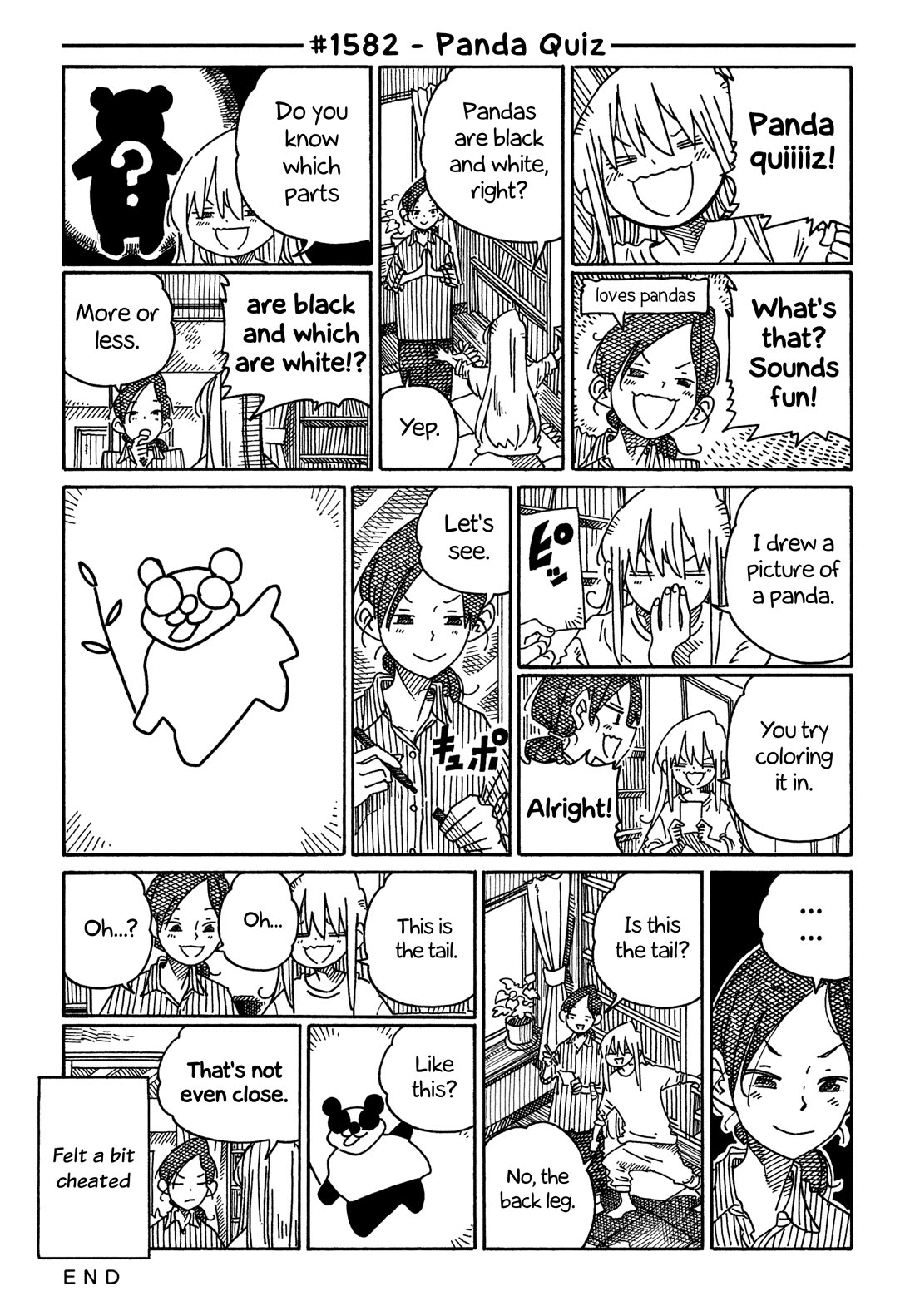 Hatarakanai Futari (The Jobless Siblings) Chapter 1582 page 1 - Chapter 1582: Panda Quiz
