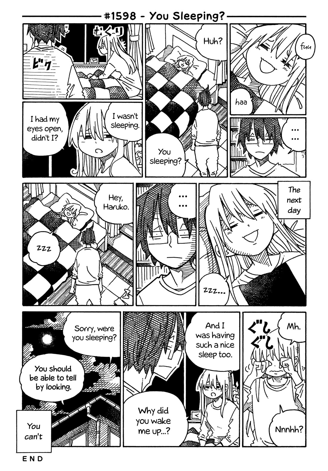 Hatarakanai Futari (The Jobless Siblings) Chapter 1598 page 1 - Chapter 1598: You Sleeping?