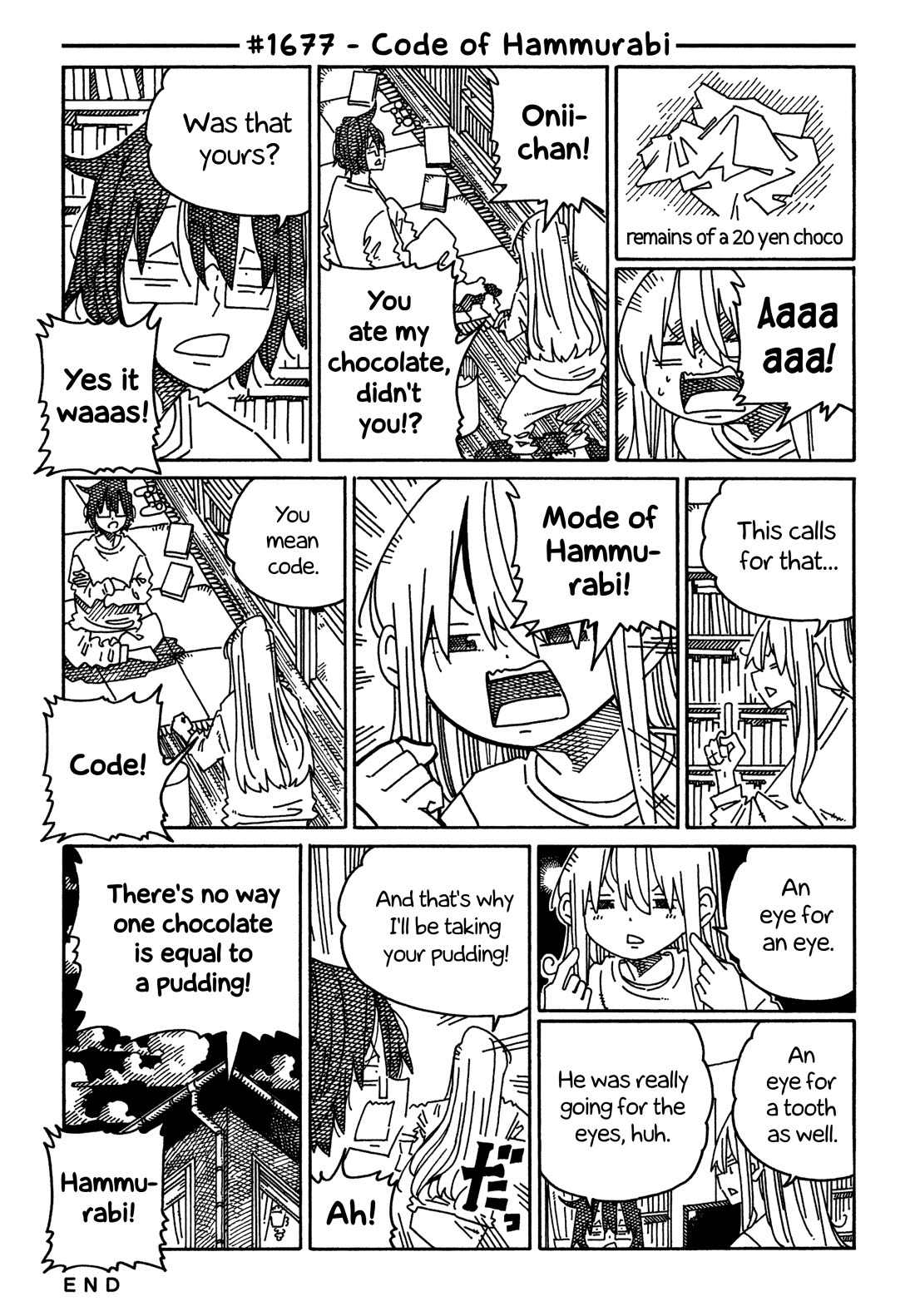 Hatarakanai Futari (The Jobless Siblings) Chapter 1677 page 1 - Chapter 1677: Code of Hammurabi