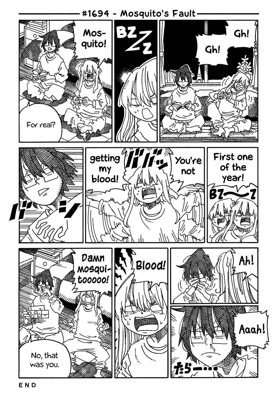 Hatarakanai Futari (The Jobless Siblings) Chapter 1694 page 1 - Chapter 1694: Mosquito's Fault