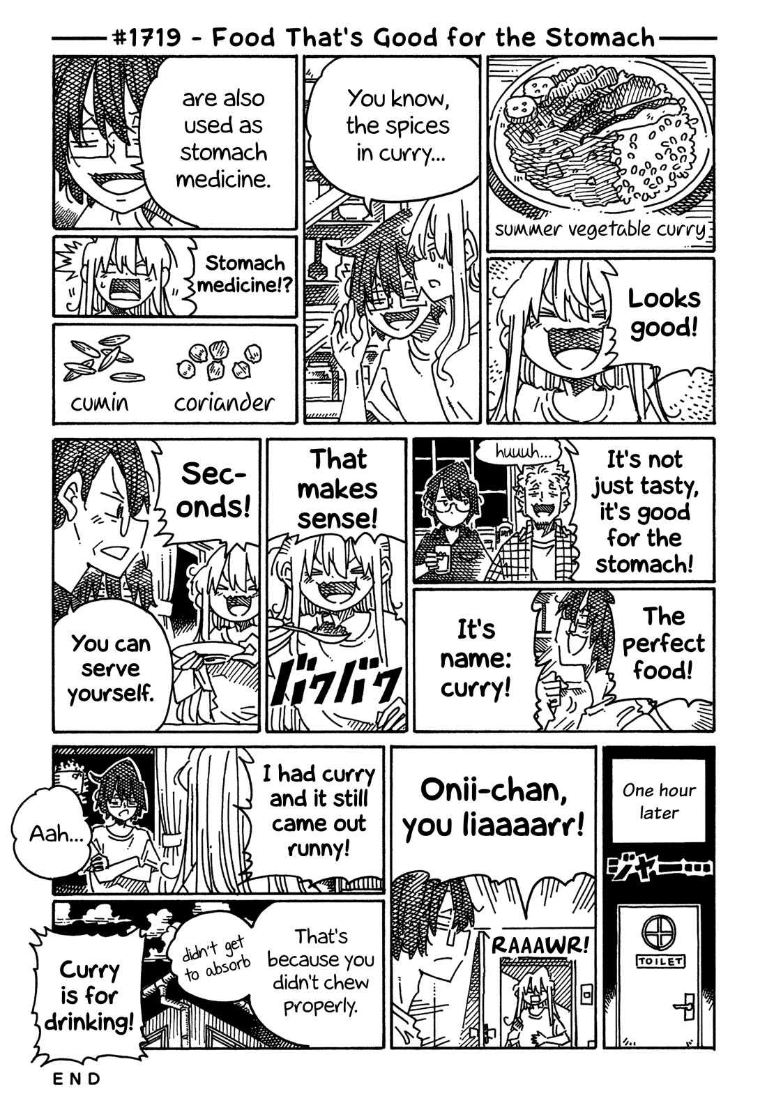 Hatarakanai Futari (The Jobless Siblings) Chapter 1719 page 1 - Chapter 1719: Food That's Good for the Stomach
