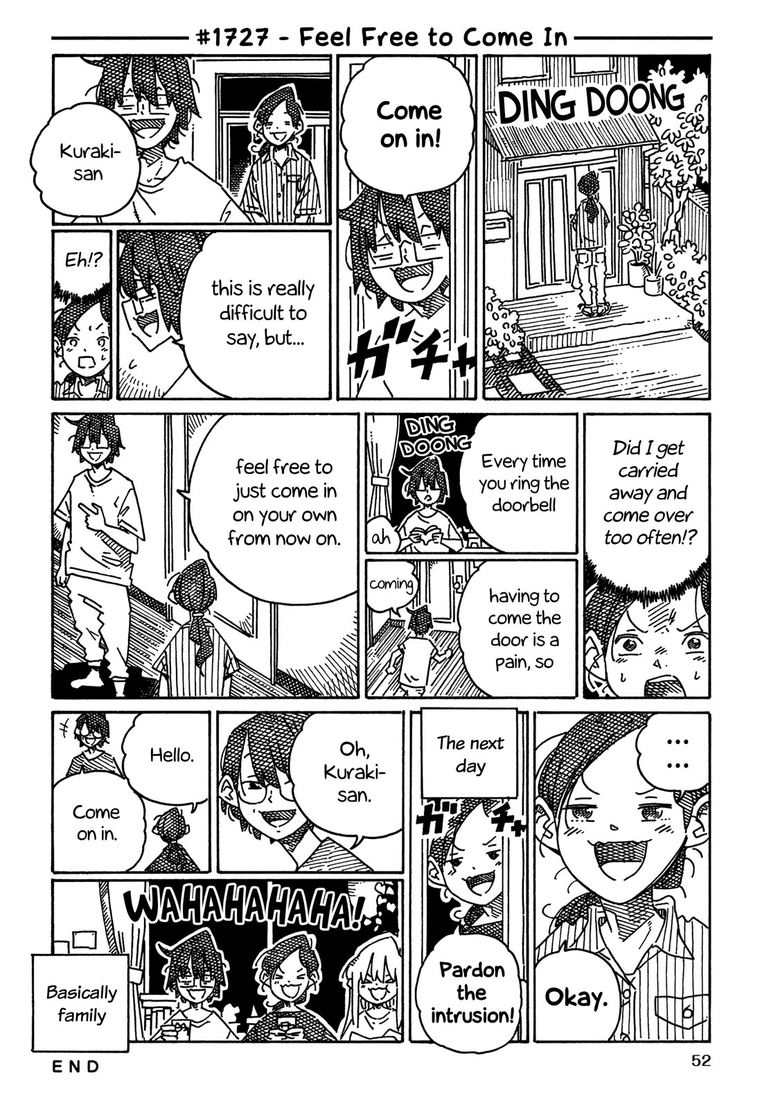 Hatarakanai Futari (The Jobless Siblings) Chapter 1727 page 1 - Chapter 1727: Feel Free to Come In