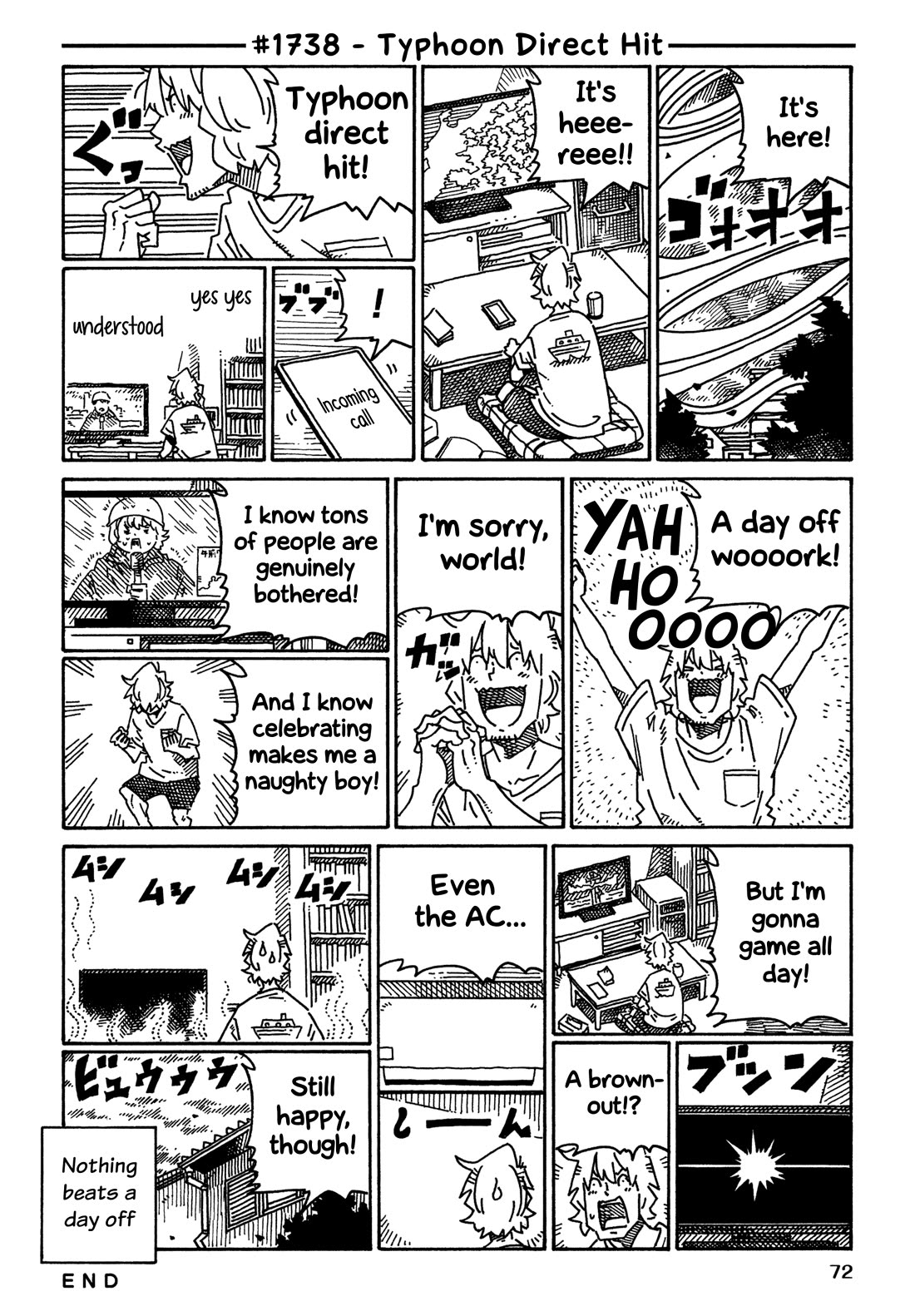 Hatarakanai Futari (The Jobless Siblings) Chapter 1738 page 1 - Chapter 1738: Typhoon Direct Hit