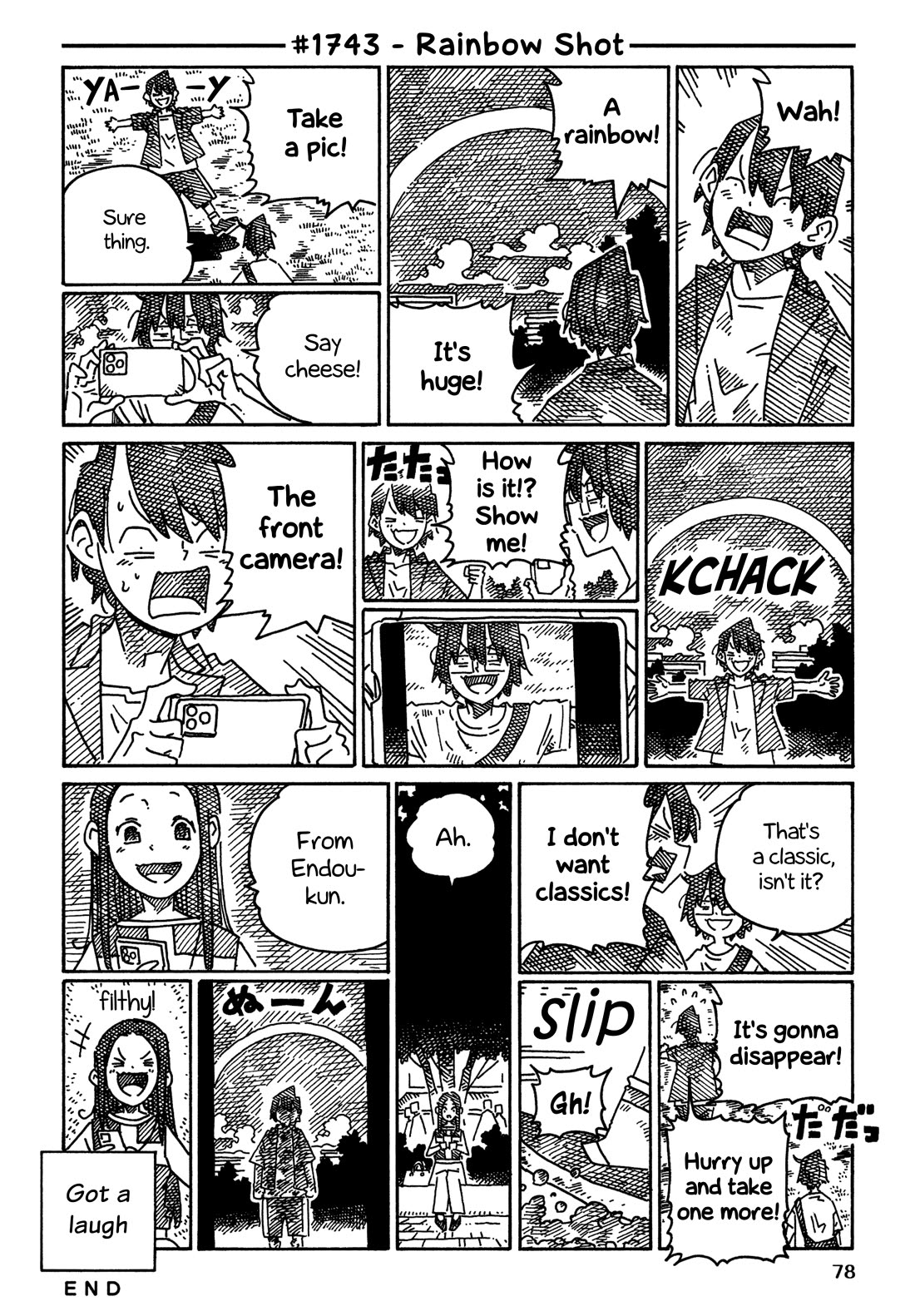 Hatarakanai Futari (The Jobless Siblings) Chapter 1743 page 1 - Chapter 1743: Rainbow Shot