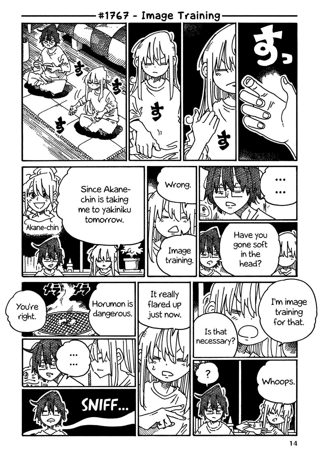 Hatarakanai Futari (The Jobless Siblings) Chapter 1767 page 1 - Chapter 1767: Image Training