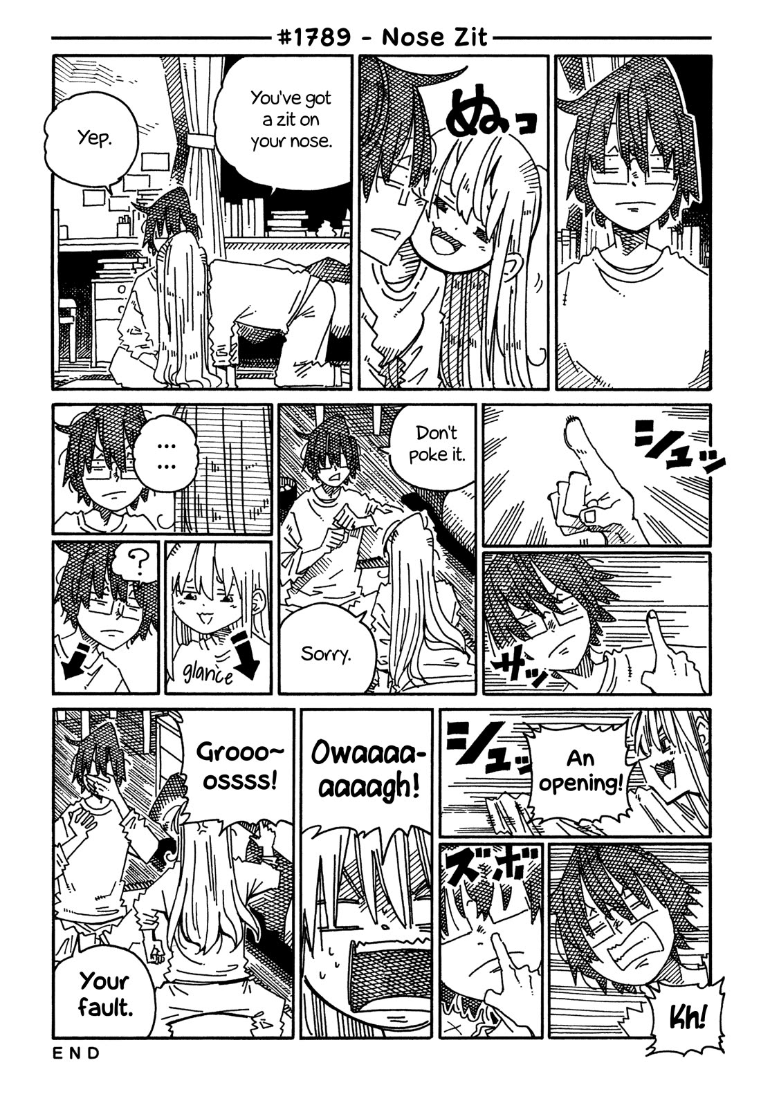 Hatarakanai Futari (The Jobless Siblings) Chapter 1789 page 1 - Chapter 1789: Nose Zit